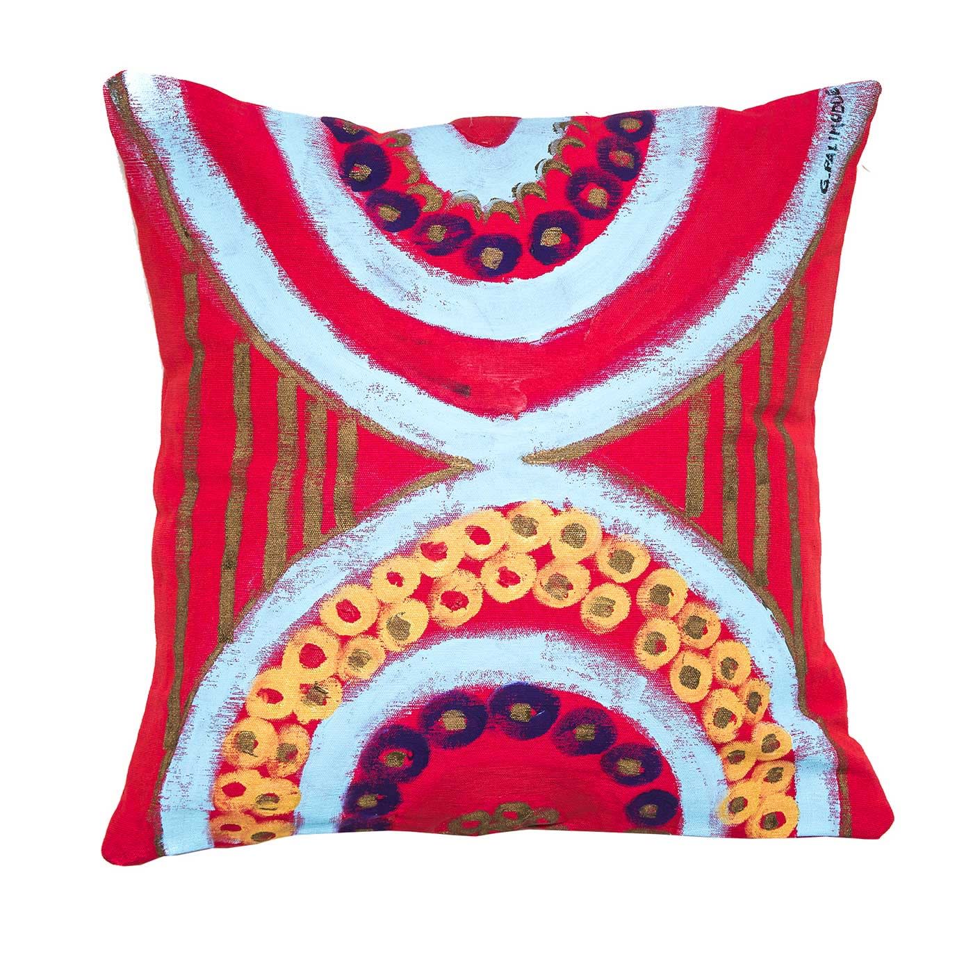 Le Botteghe su Gologone Hand Painted Cushions 100x100 Cm