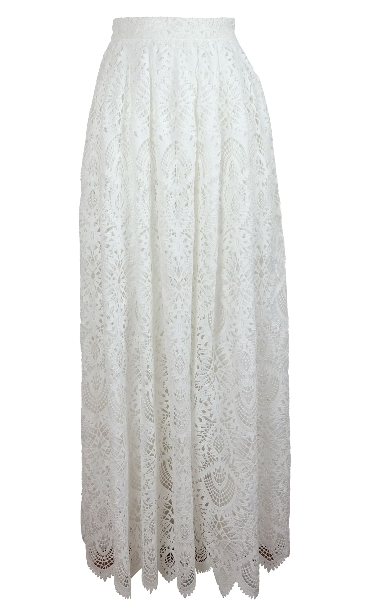 Sara Battaglia Lace Skirt