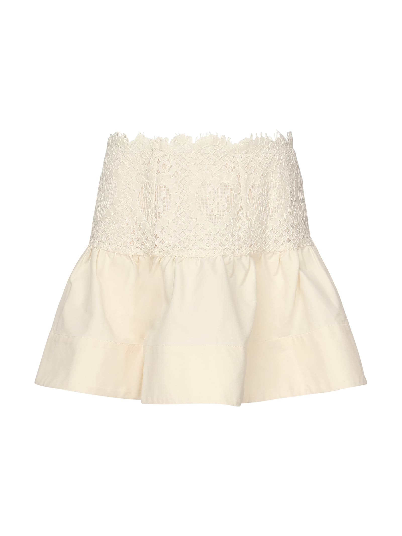 For Love & Lemons Doily Lace Miniskirt