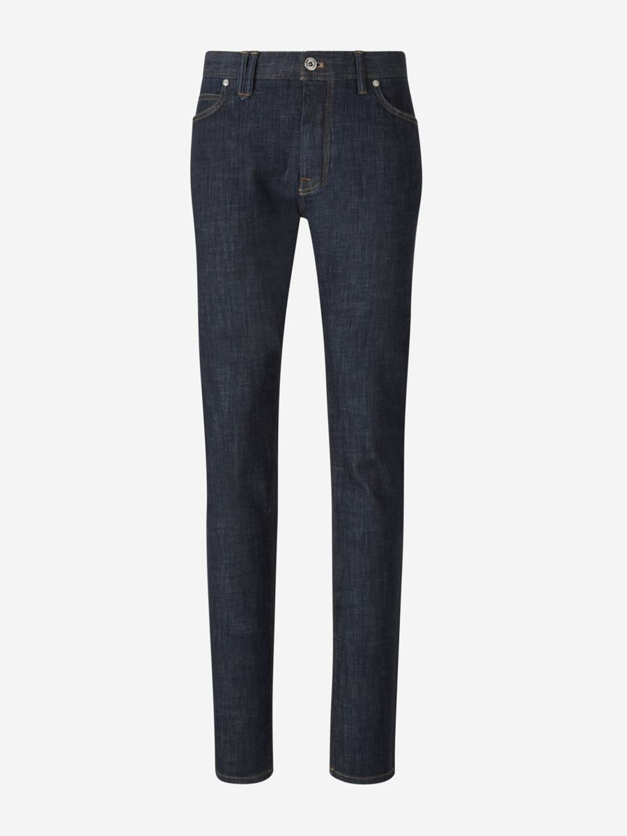 Brioni 直筒棉质牛仔裤