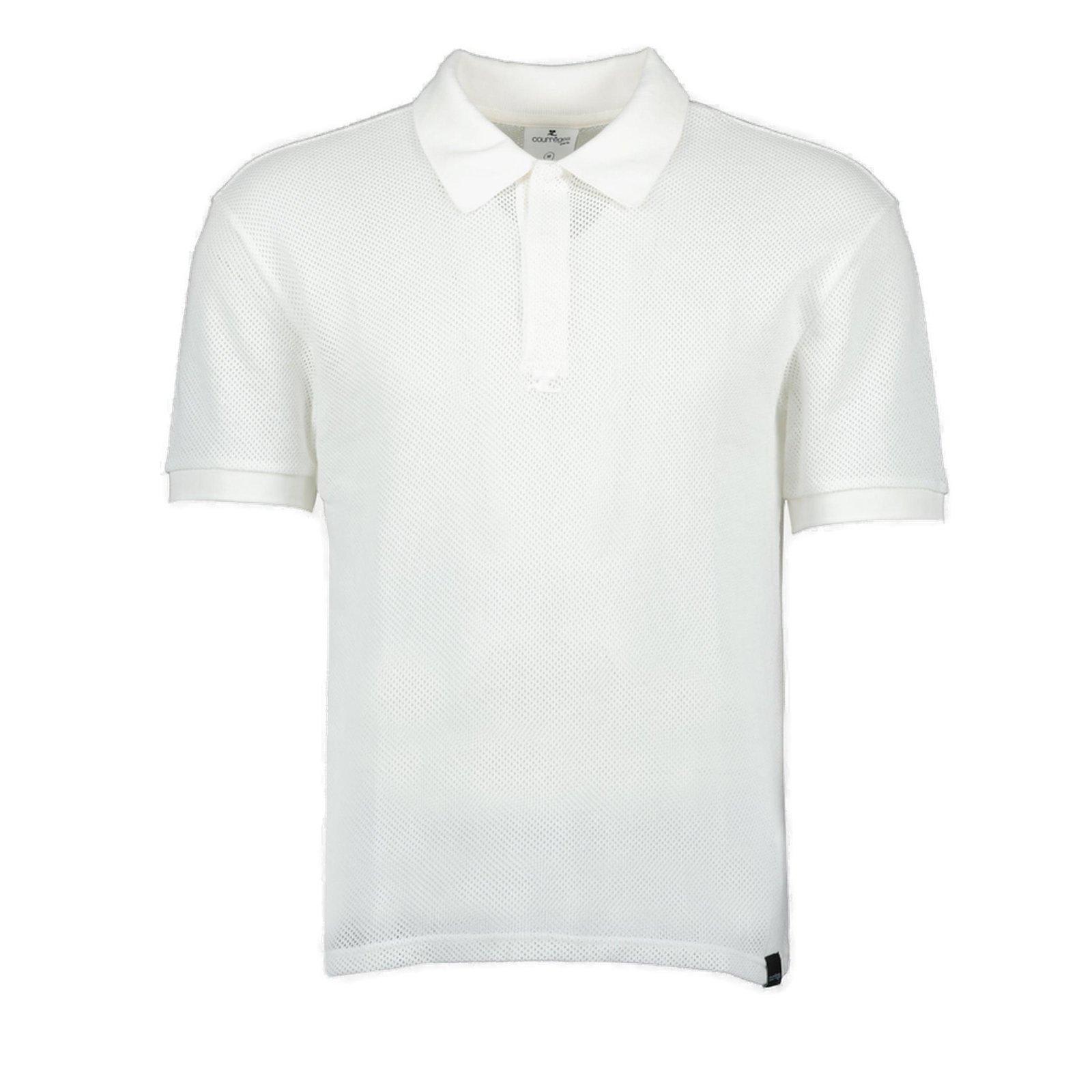 Courrèges Logo Embroidered Polo Shirt