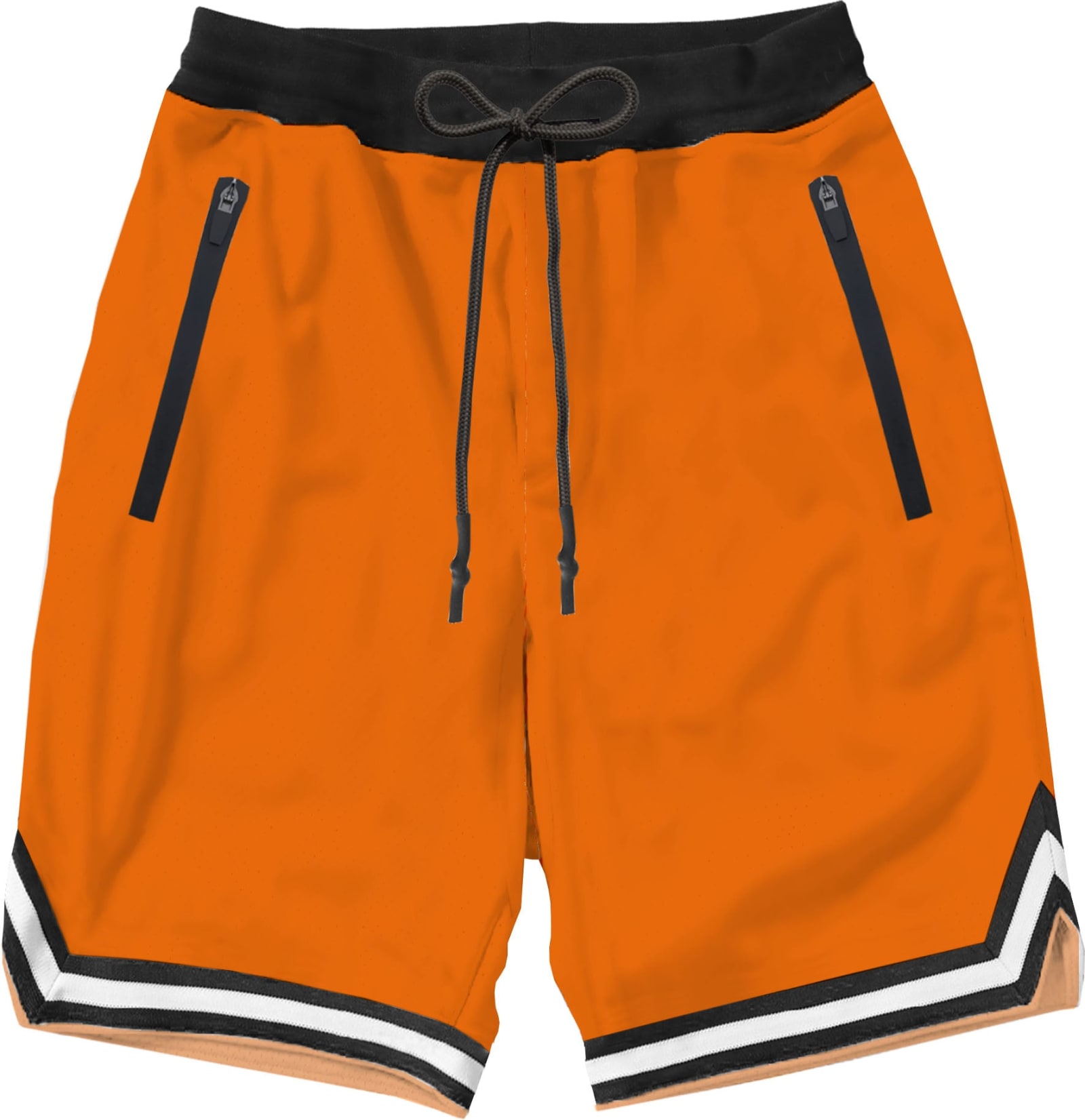 MC2 Saint Barth Fluo Orange Swim Shorts Surf Style