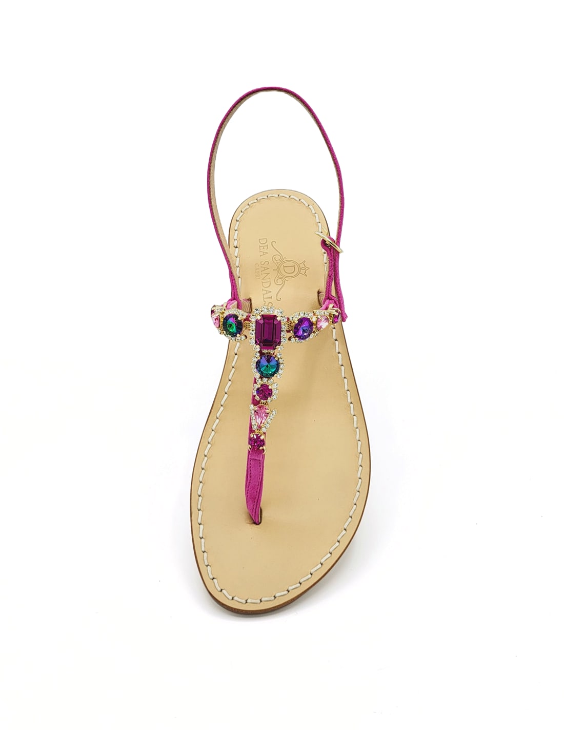 Dea Sandals Fuxia Spring Jewel Sandals