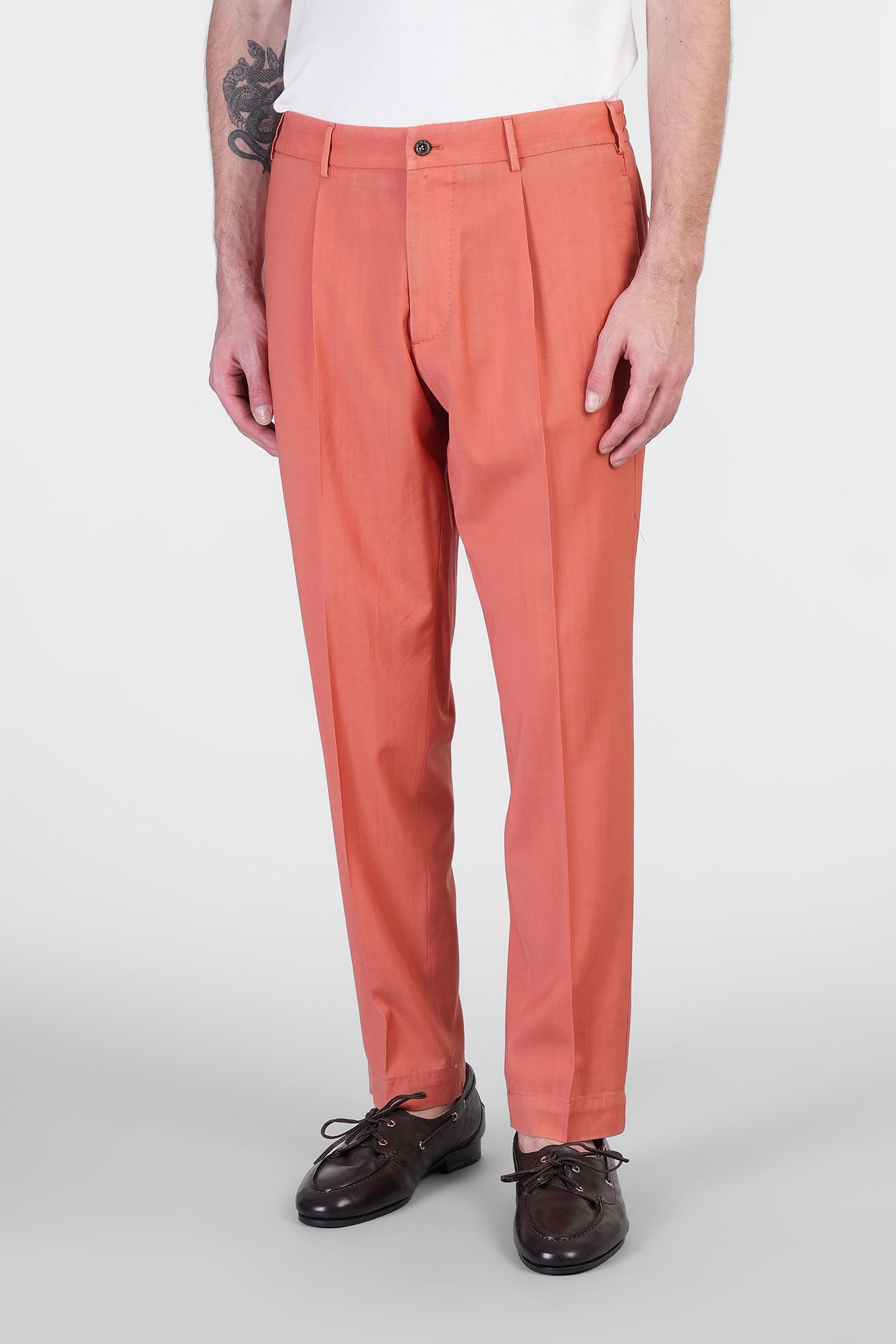 Santaniello Irno Evo Pants In Orange Wool