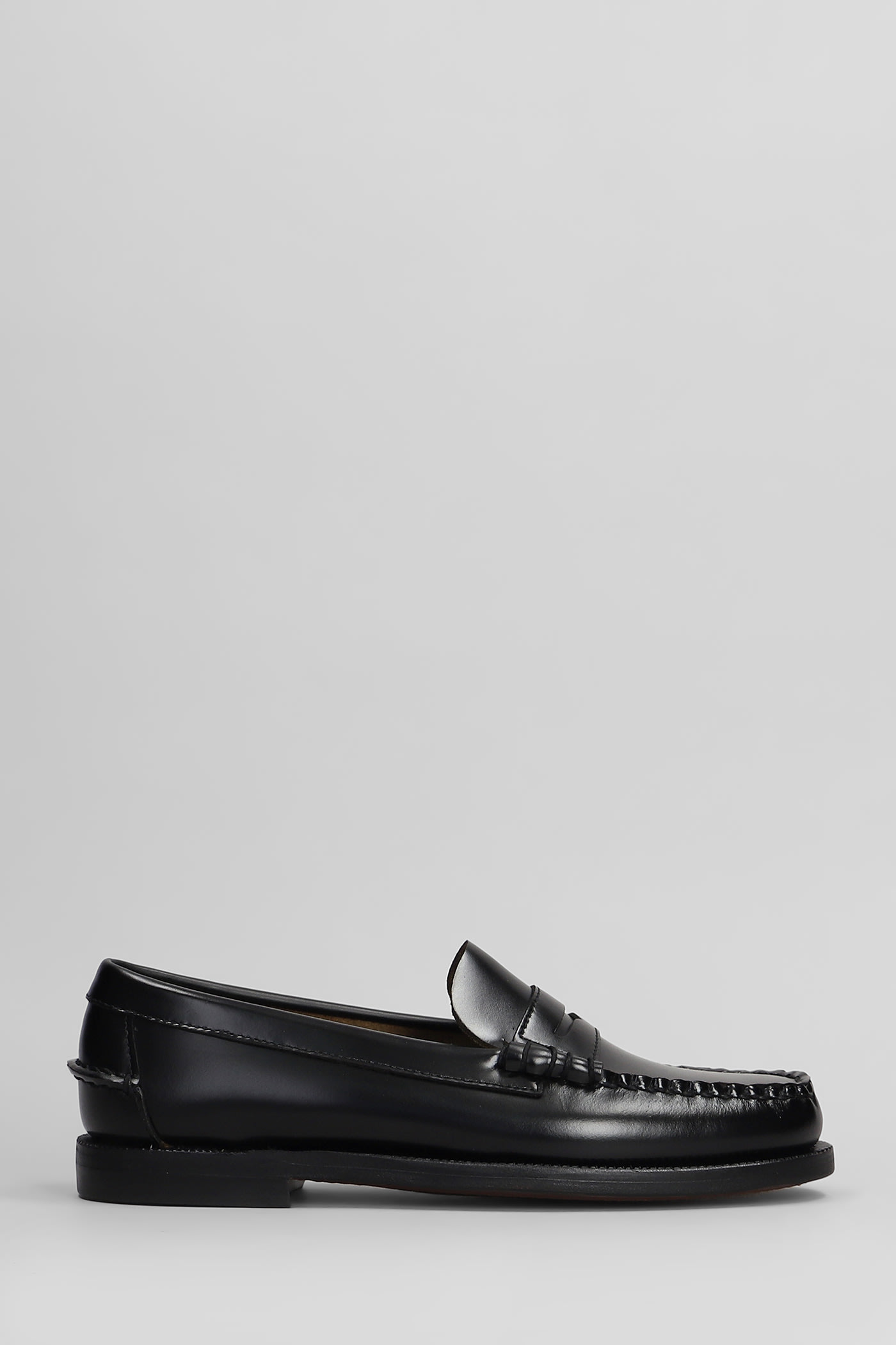 Sebago Classic Dan Loafers In Black Leather