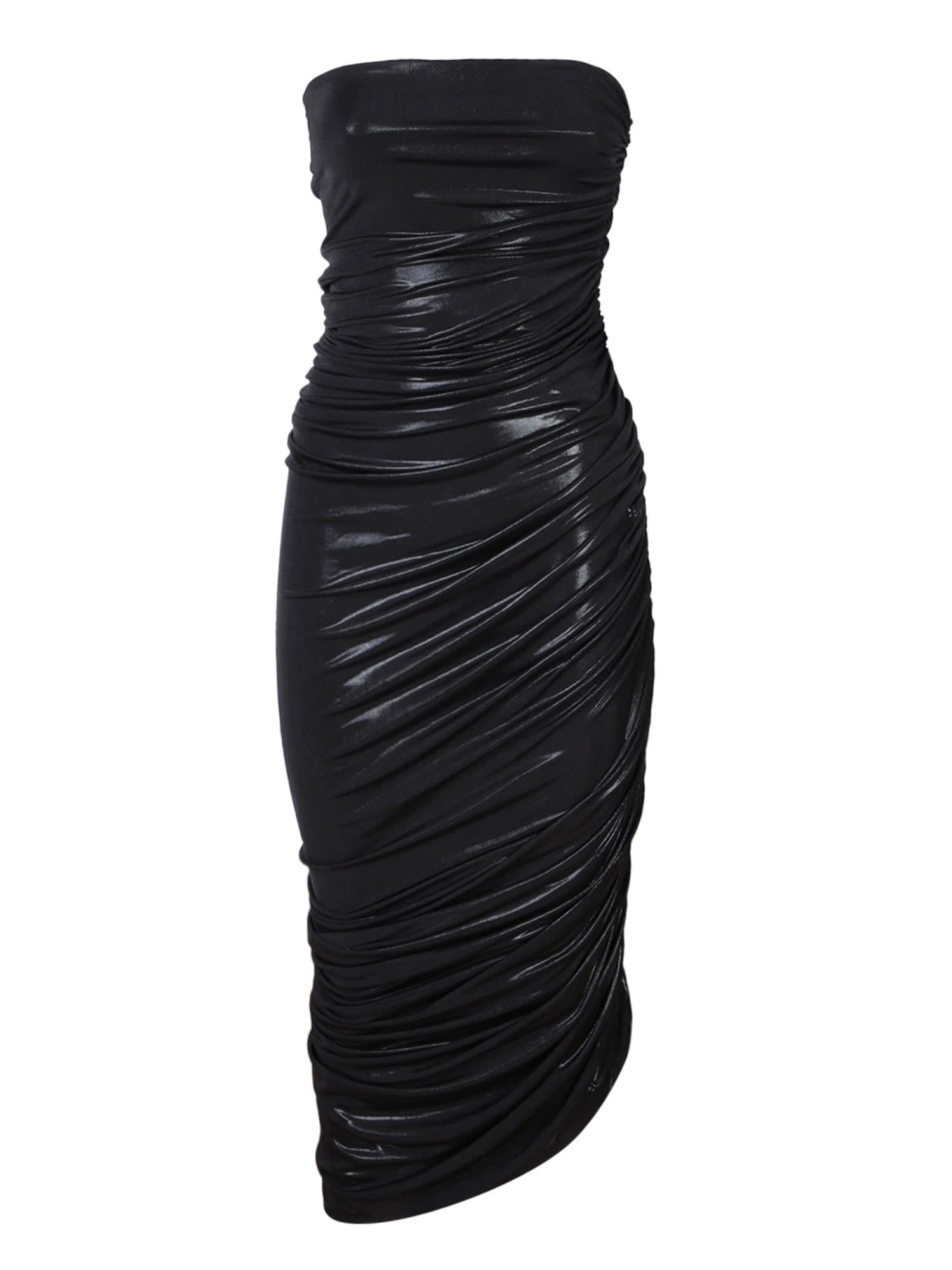 Norma Kamali Diana Gown Black Dress