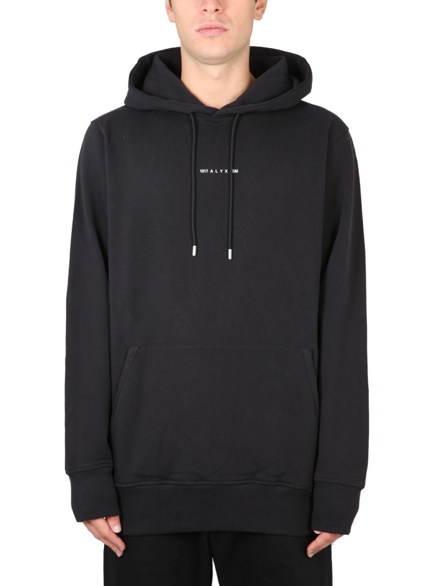 1017 ALYX 9SM Felpa Con Stampa Logo