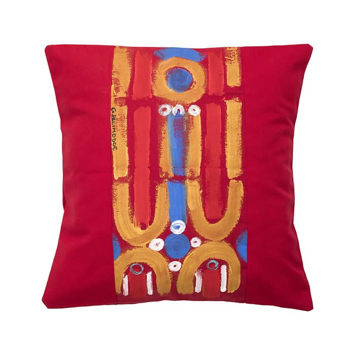 Le Botteghe su Gologone Acrylic Hand Painted Outdoor Cushion 40x40 cm