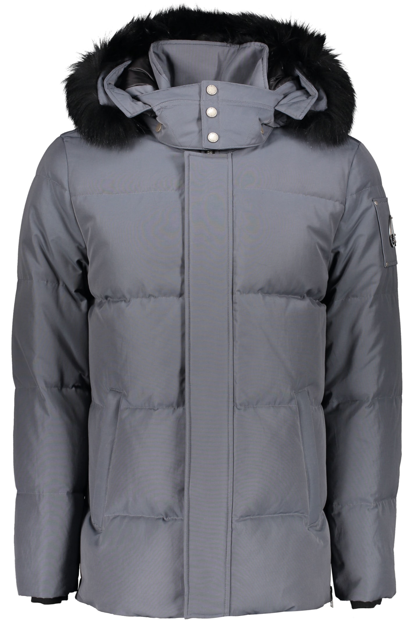 Moose Knuckles Padded Parka With Fur Hood