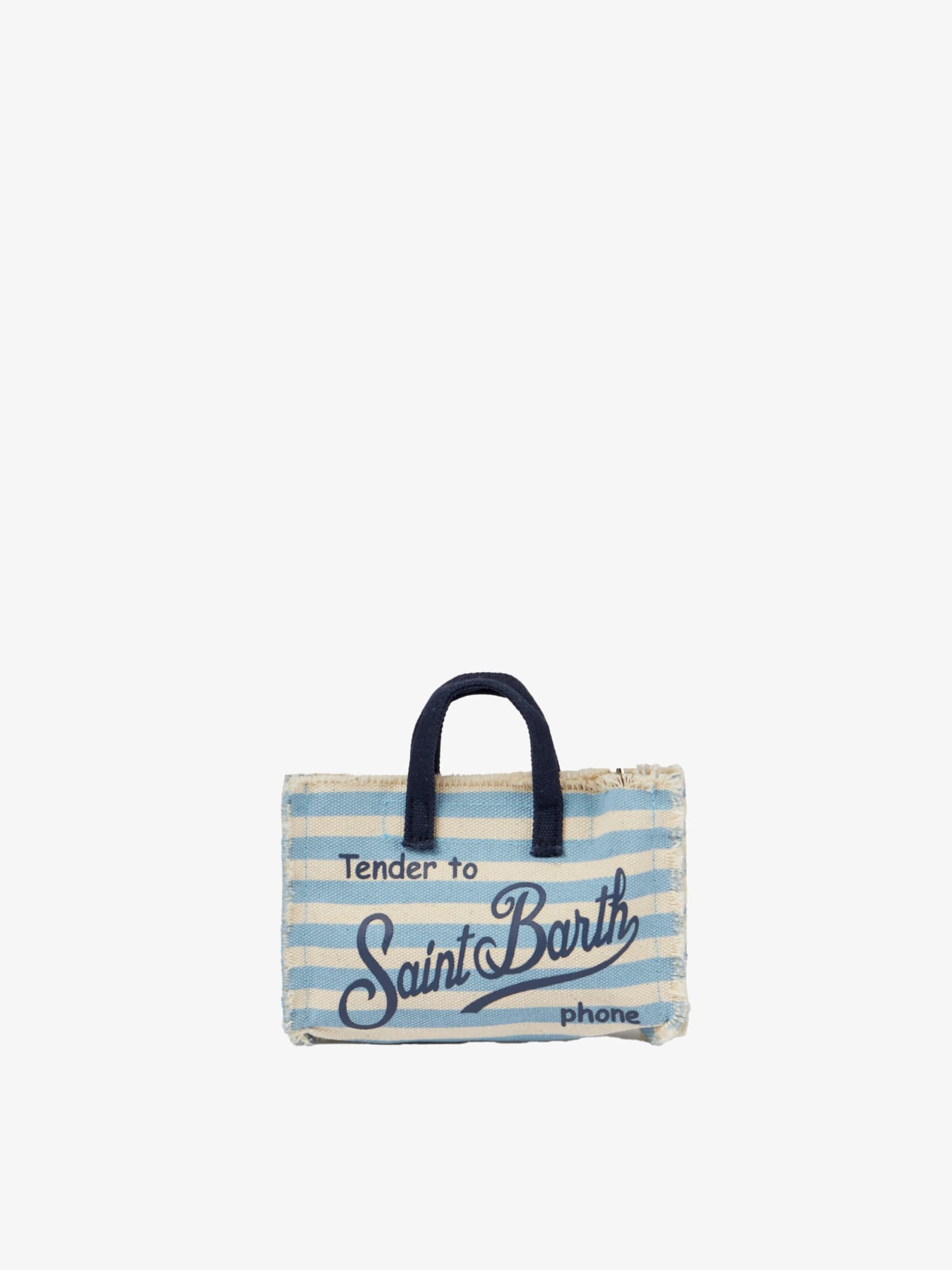 MC2 Saint Barth Phone Holder Bag With Striped Print