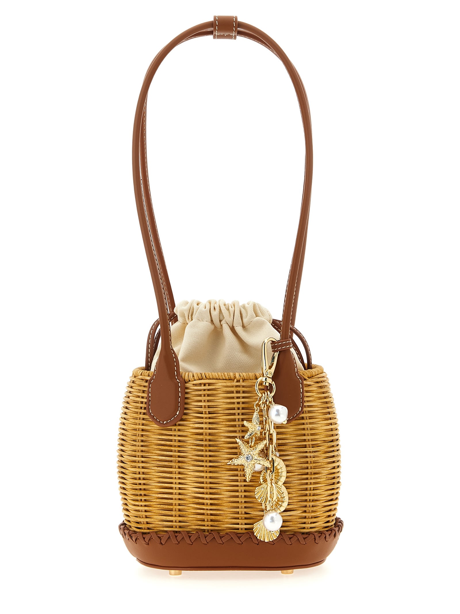 self-portrait rattan Charm Shoulder Bag Shoulder Bag