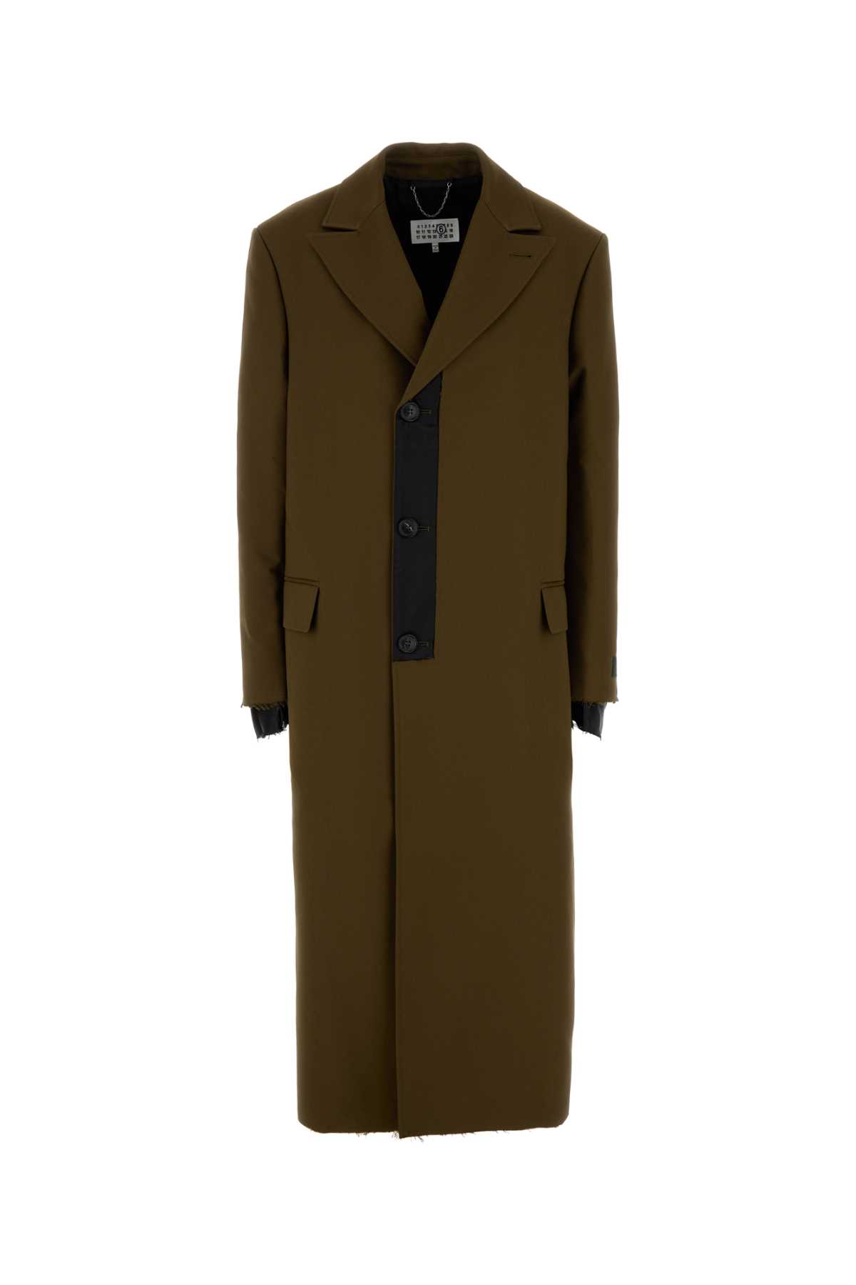 MM6 Maison Margiela Mud Polyester Coat