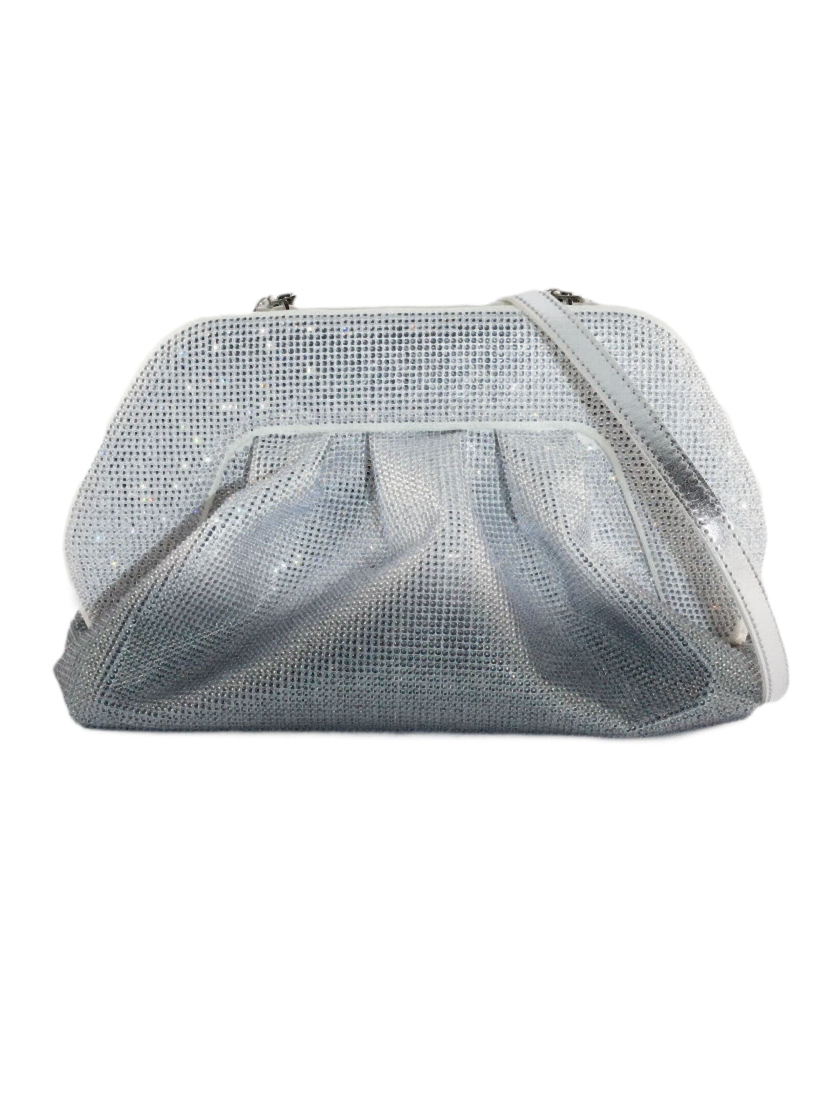 THEMOIRè Tia Rhinestone-embellished Clutch Bag