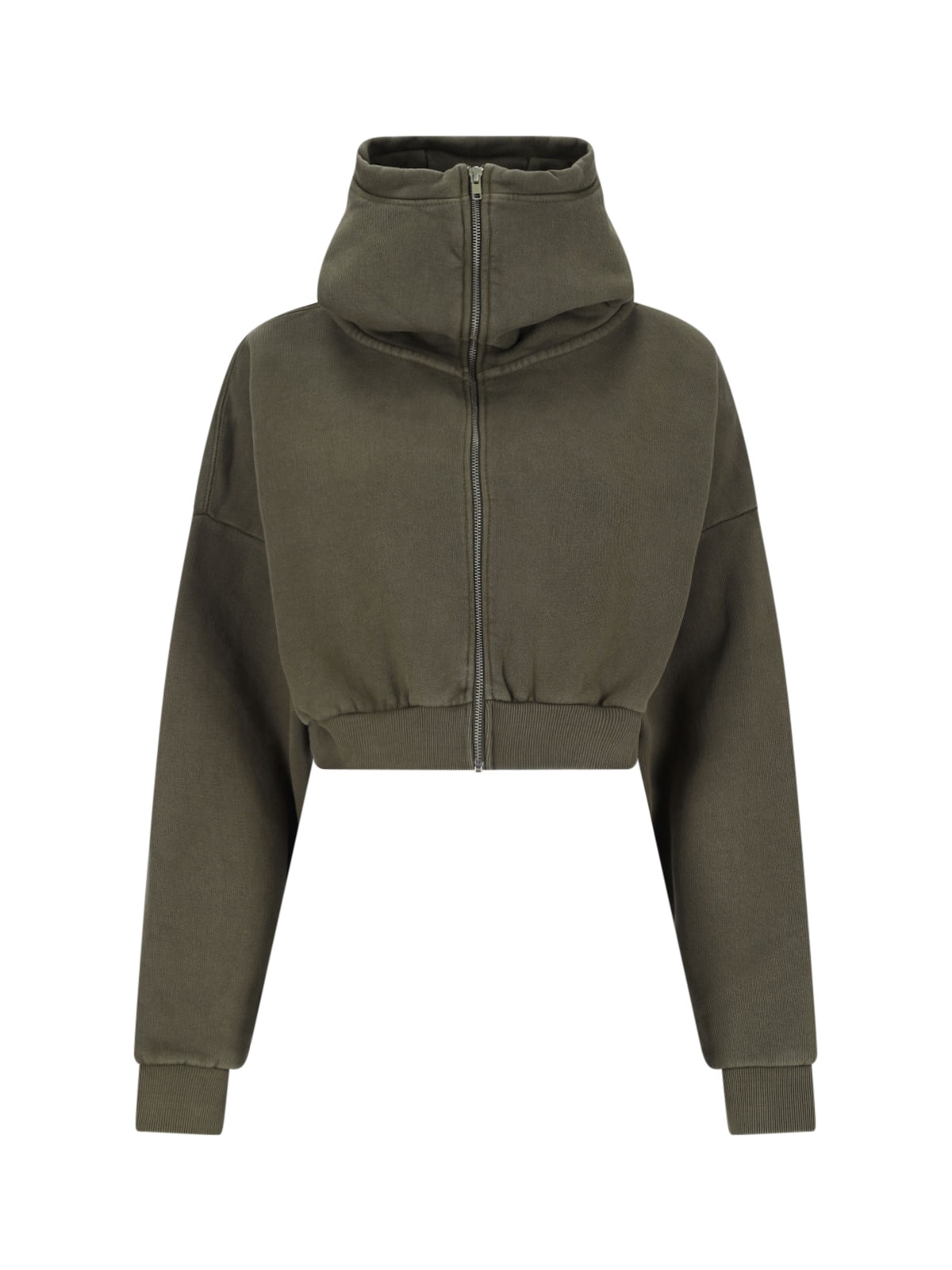 Entire Studios Zip Cropped Sweatshirt