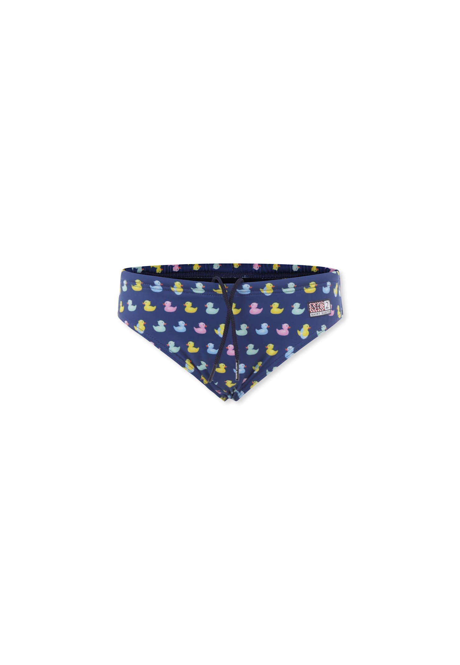 MC2 Saint Barth Blue Swim Shorts For Boy With Duck