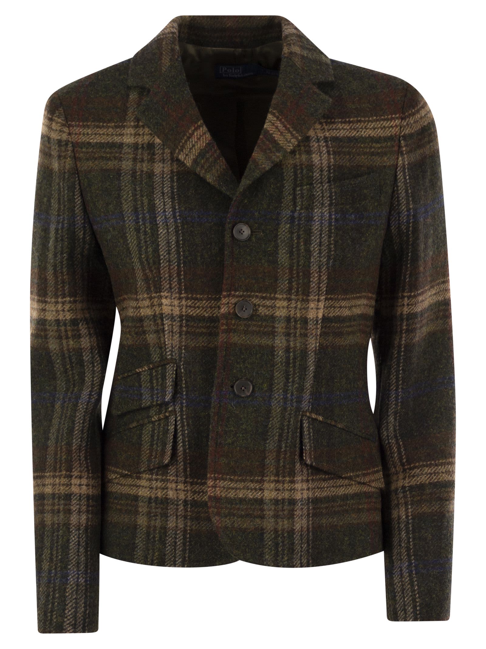 Polo Ralph Lauren Plaid Single-breasted Blazer