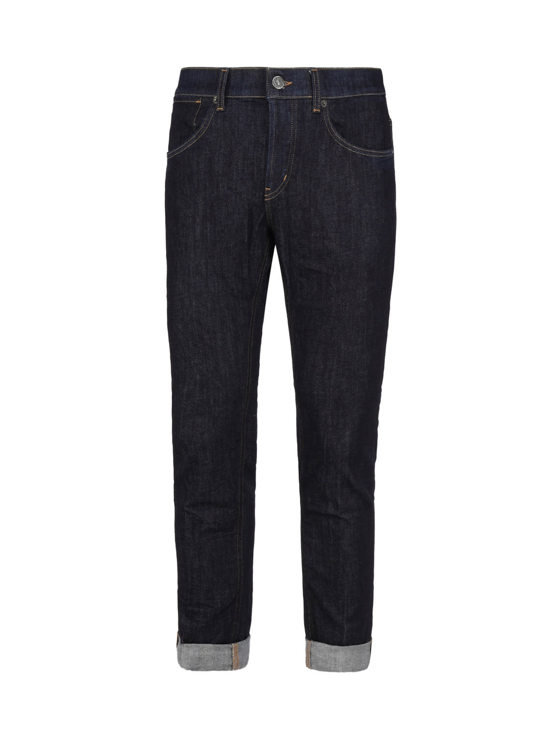 Dondup Ervin Loose Jeans In Fixed Selvedge Denim