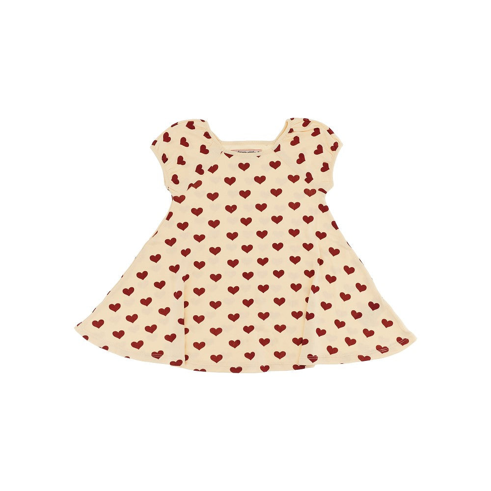 KONGES SLOJD Heart motif jersey mini dress Kids