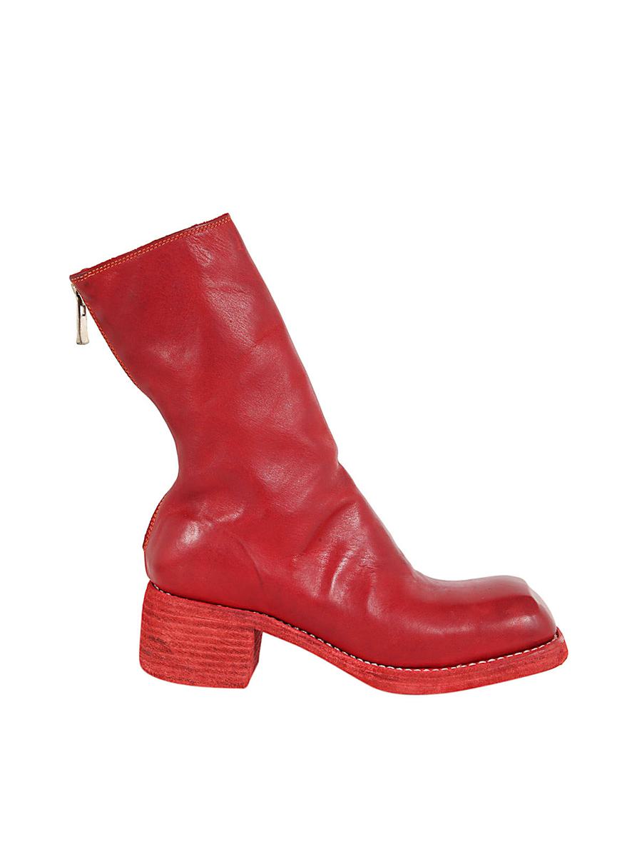 Guidi Back Zip Mid Boots Shoes