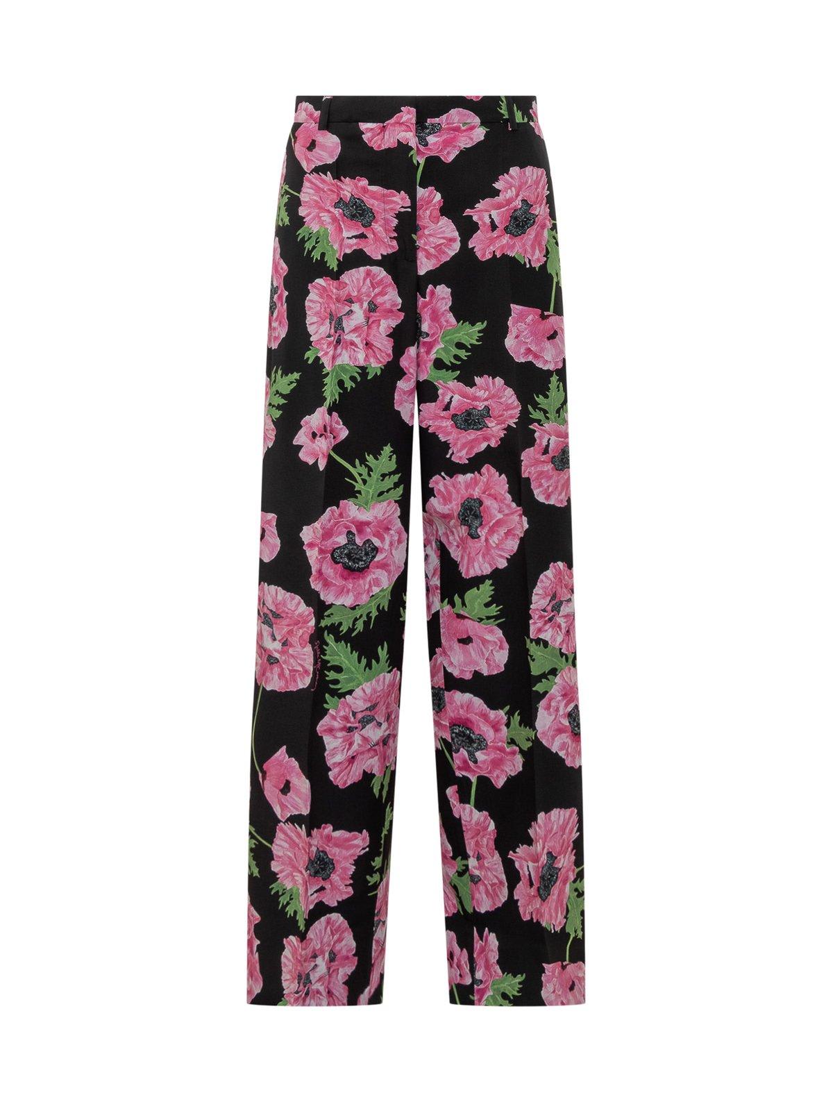 Stella McCartney Floral Print Straight-leg Pants