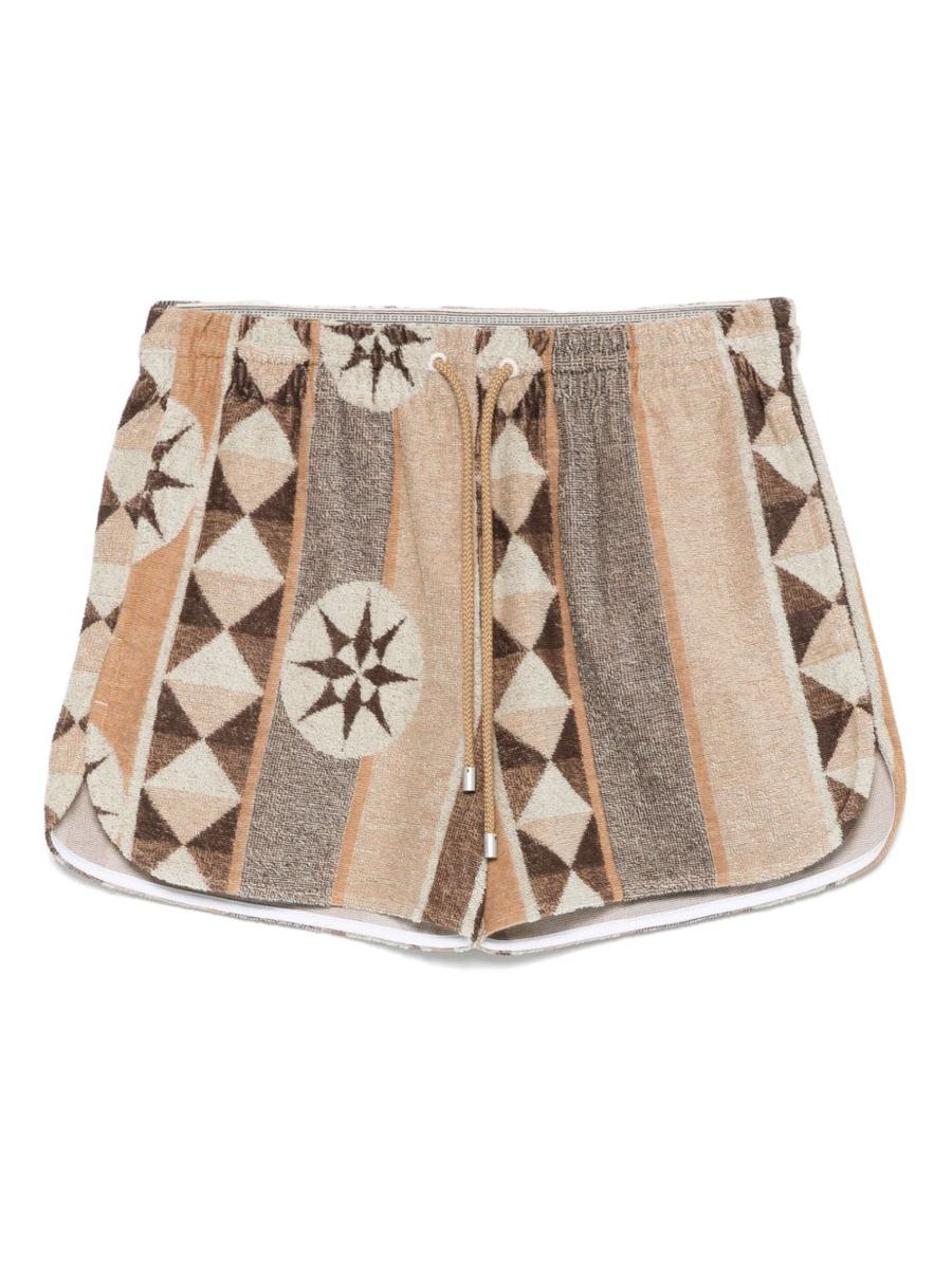 Loewe x Paula's Ibiza Cotton Blend Jacquard Shorts