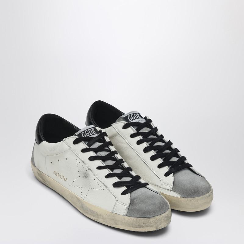 Golden Goose 白/灰/黑 Super-Star 低帮运动鞋