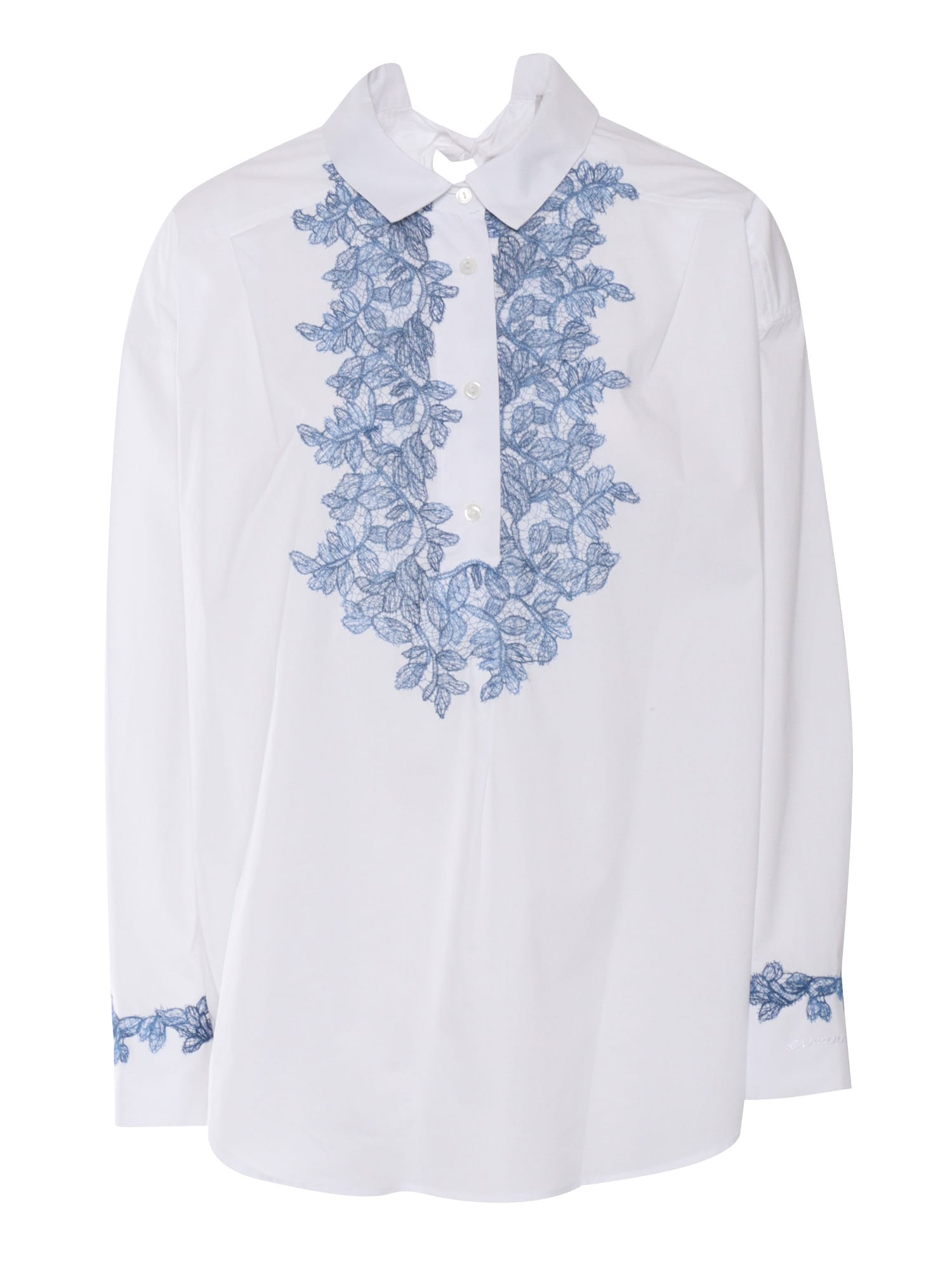 Ermanno Ermanno Scervino White Shirt With Lace