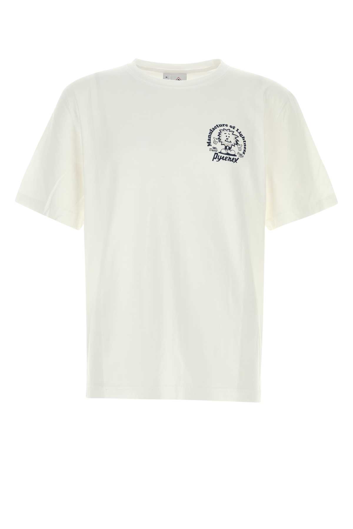 Pyrenex White Stretch Cotton T-shirt