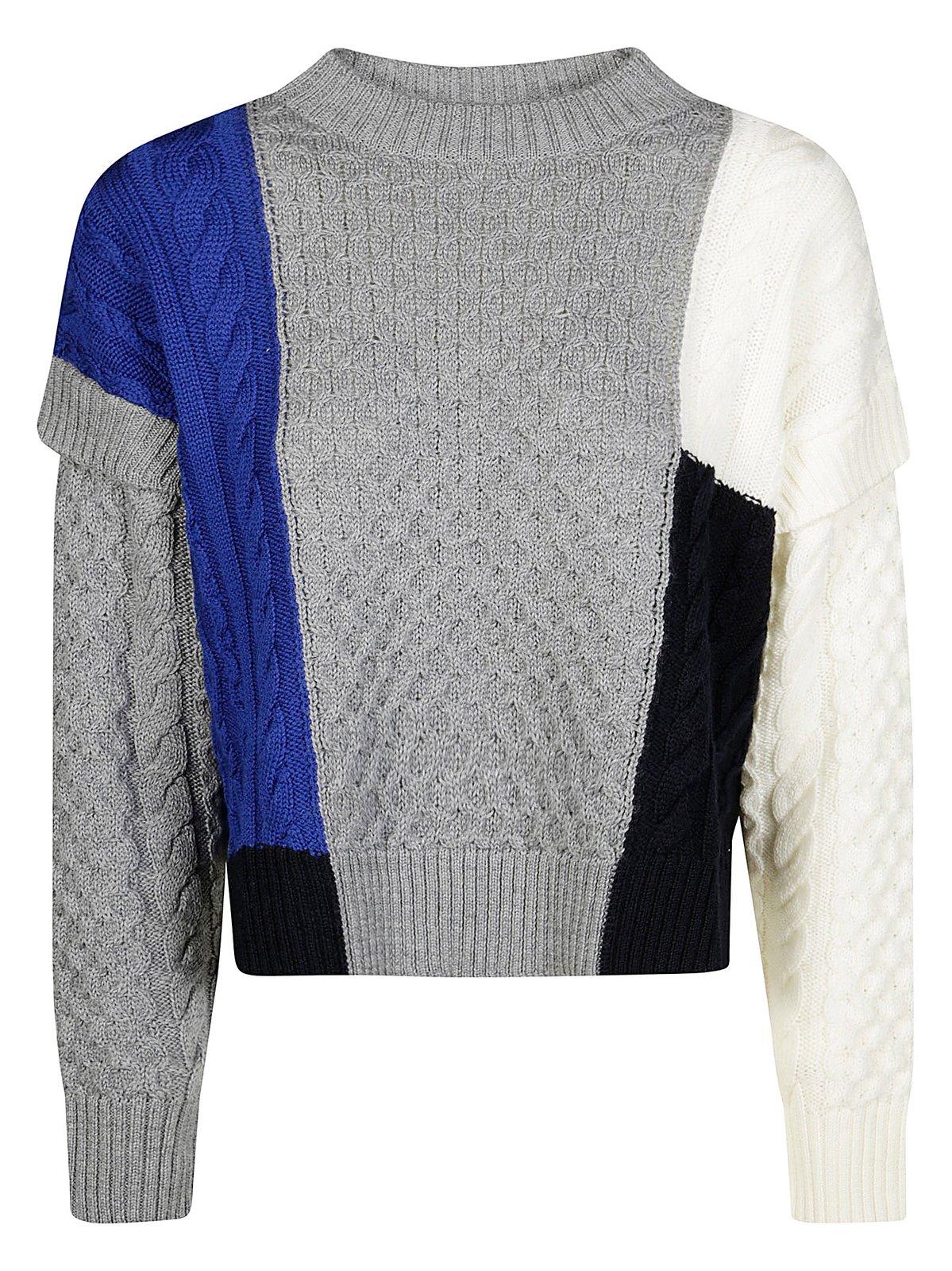 Weekend Max Mara Color-block Crewneck Jumper