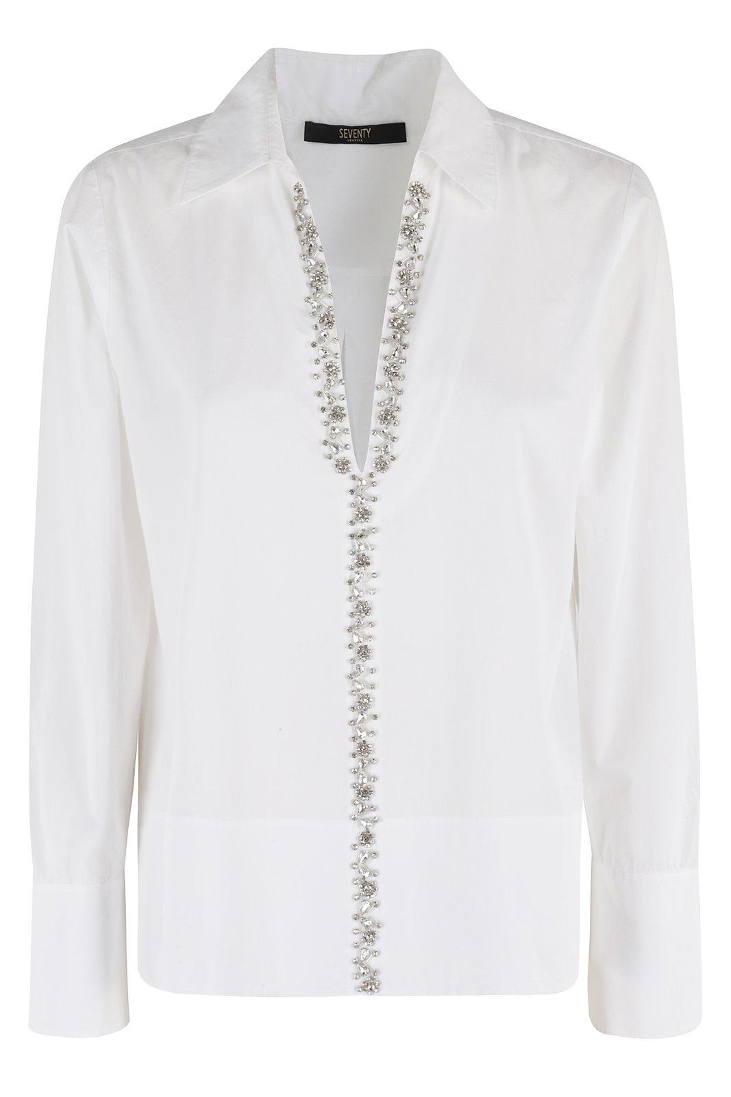 Seventy V-neck Embellished Blouse