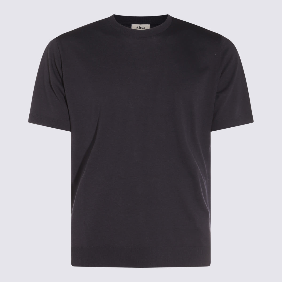 Altea Navy Blue Cotton T-shirt