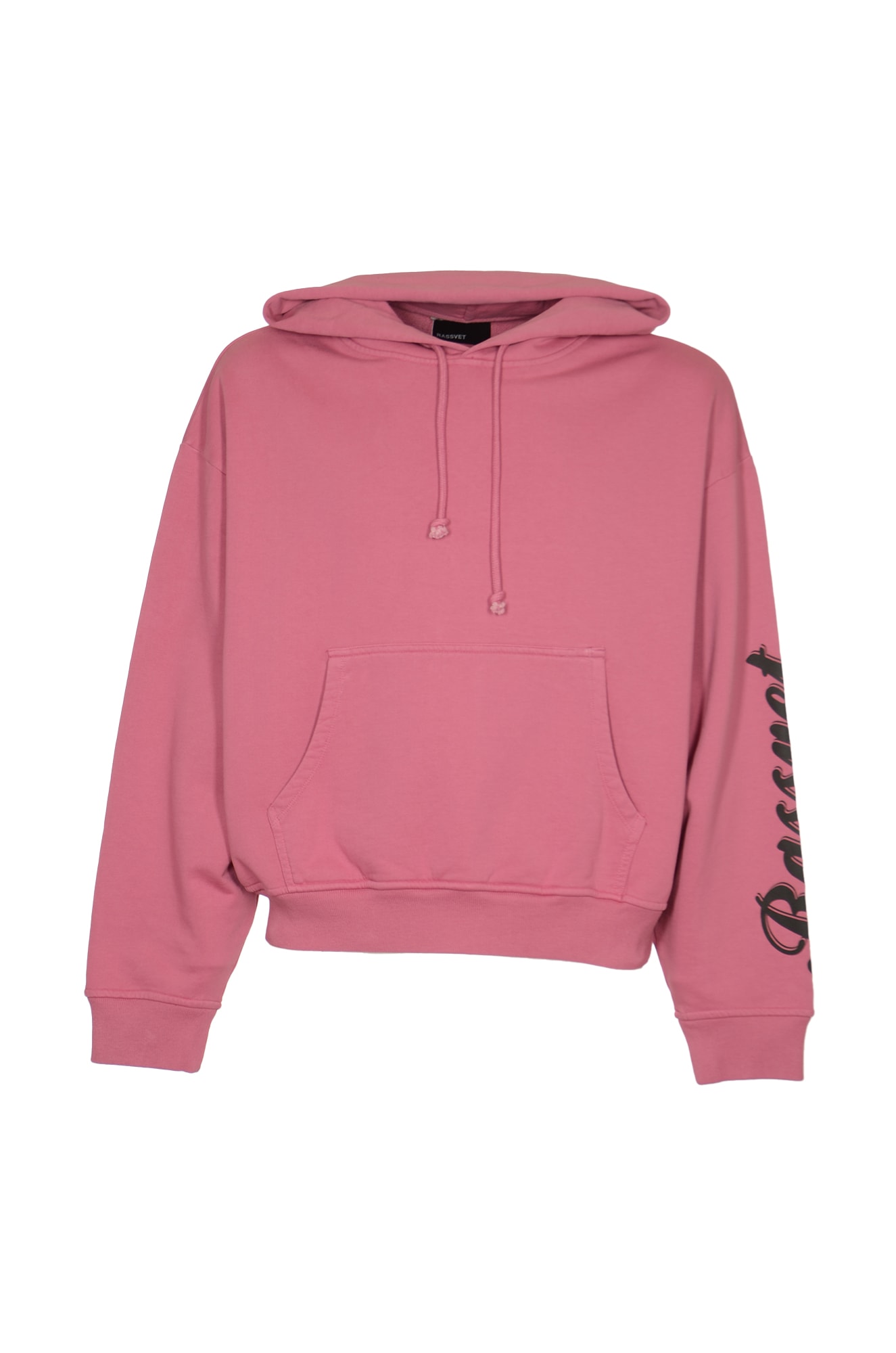 Rassvet Logo Detail Ribbed Hoodie