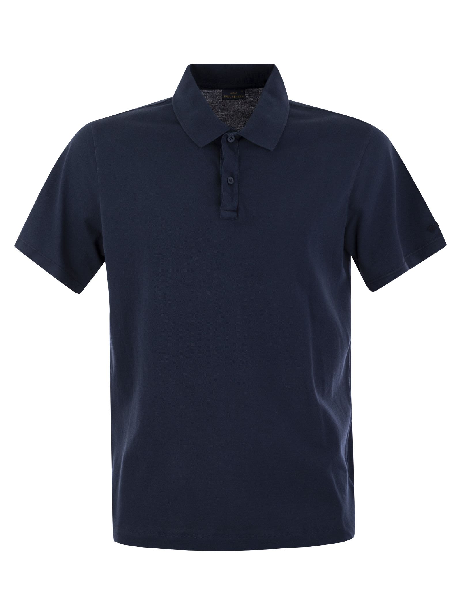 Paul & Shark Short Sleeve Cotton Polo Shirt