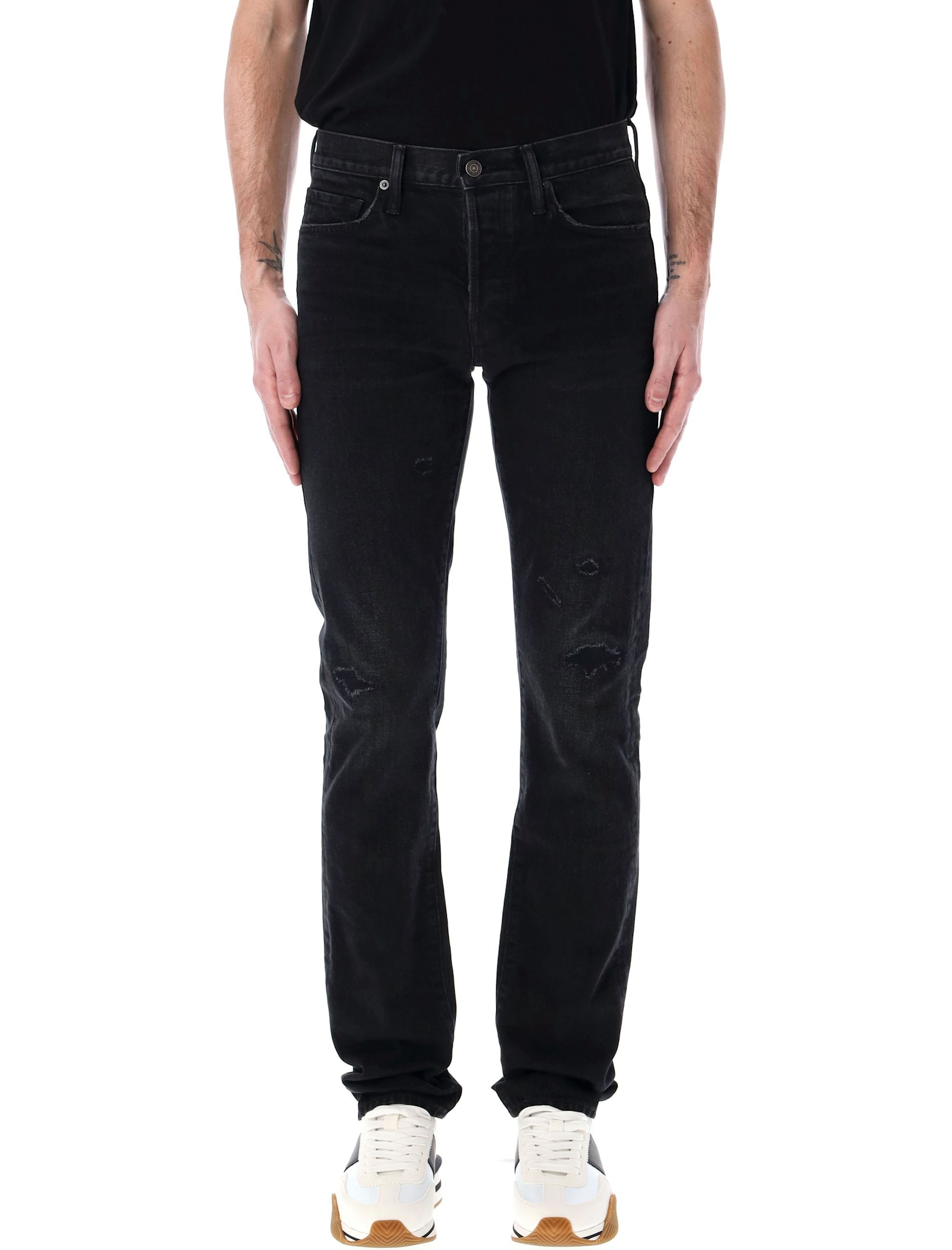 Tom Ford Rid And Repaired Denim Pants