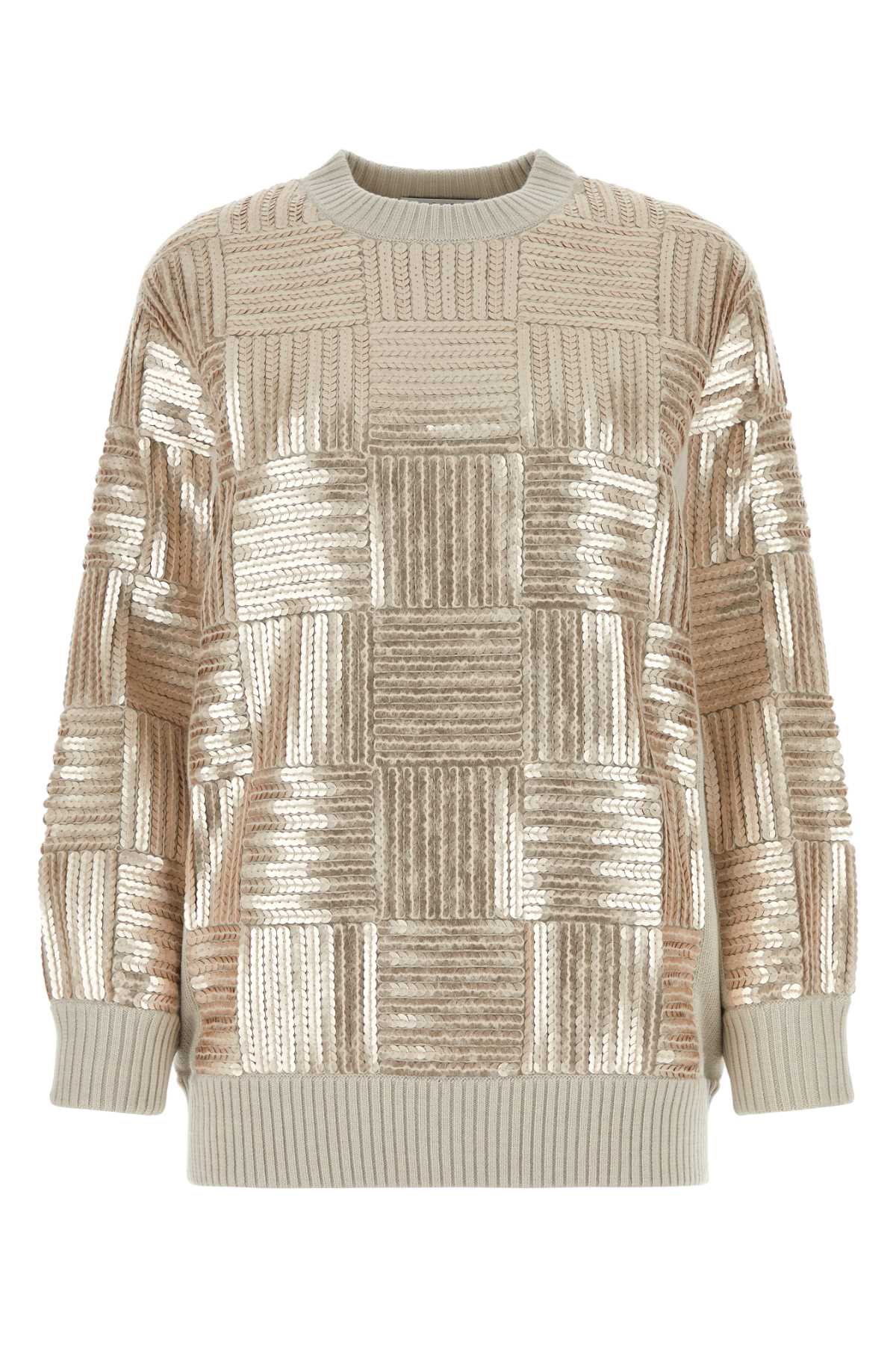 Max Mara Embellished Wool Piovra Sweater