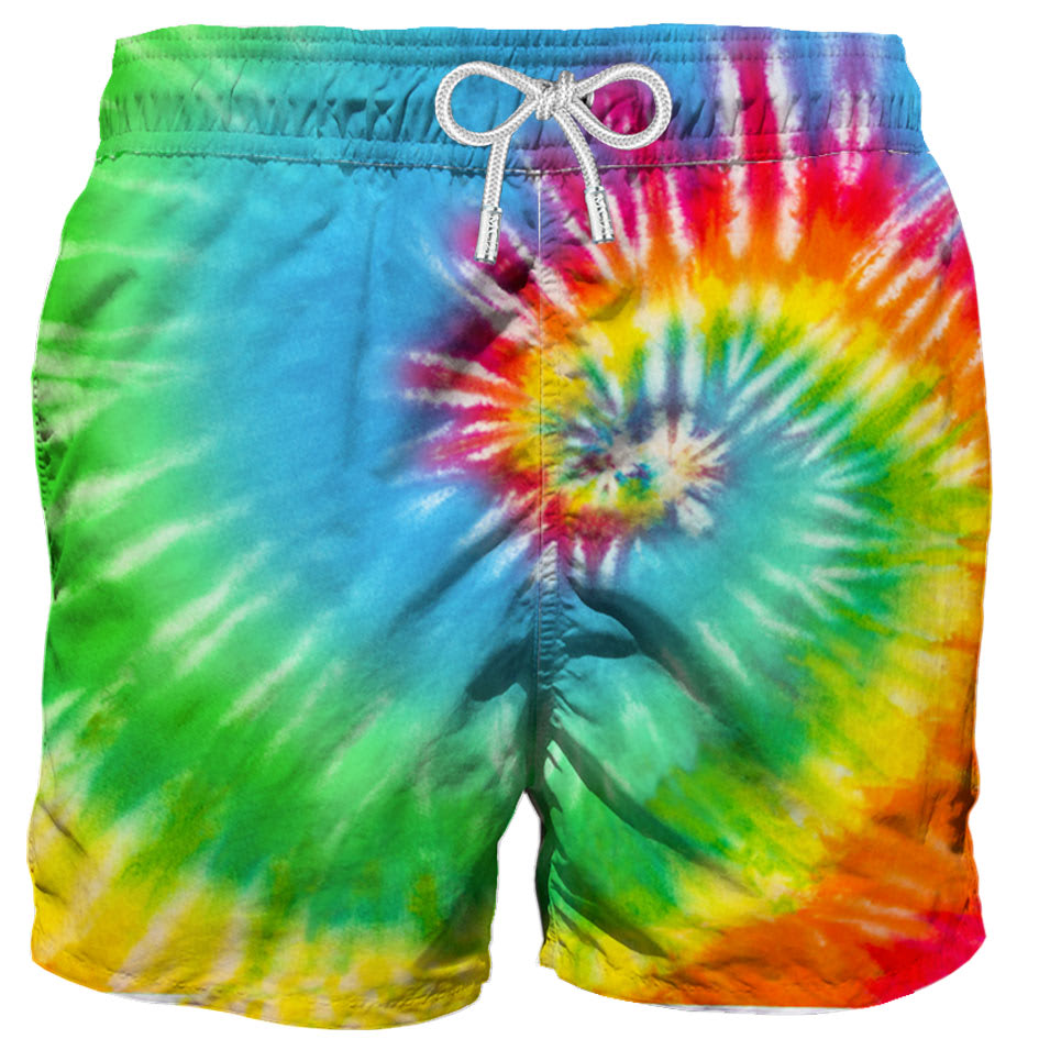 MC2 Saint Barth Fluo Tie Dye Man Swimshorts