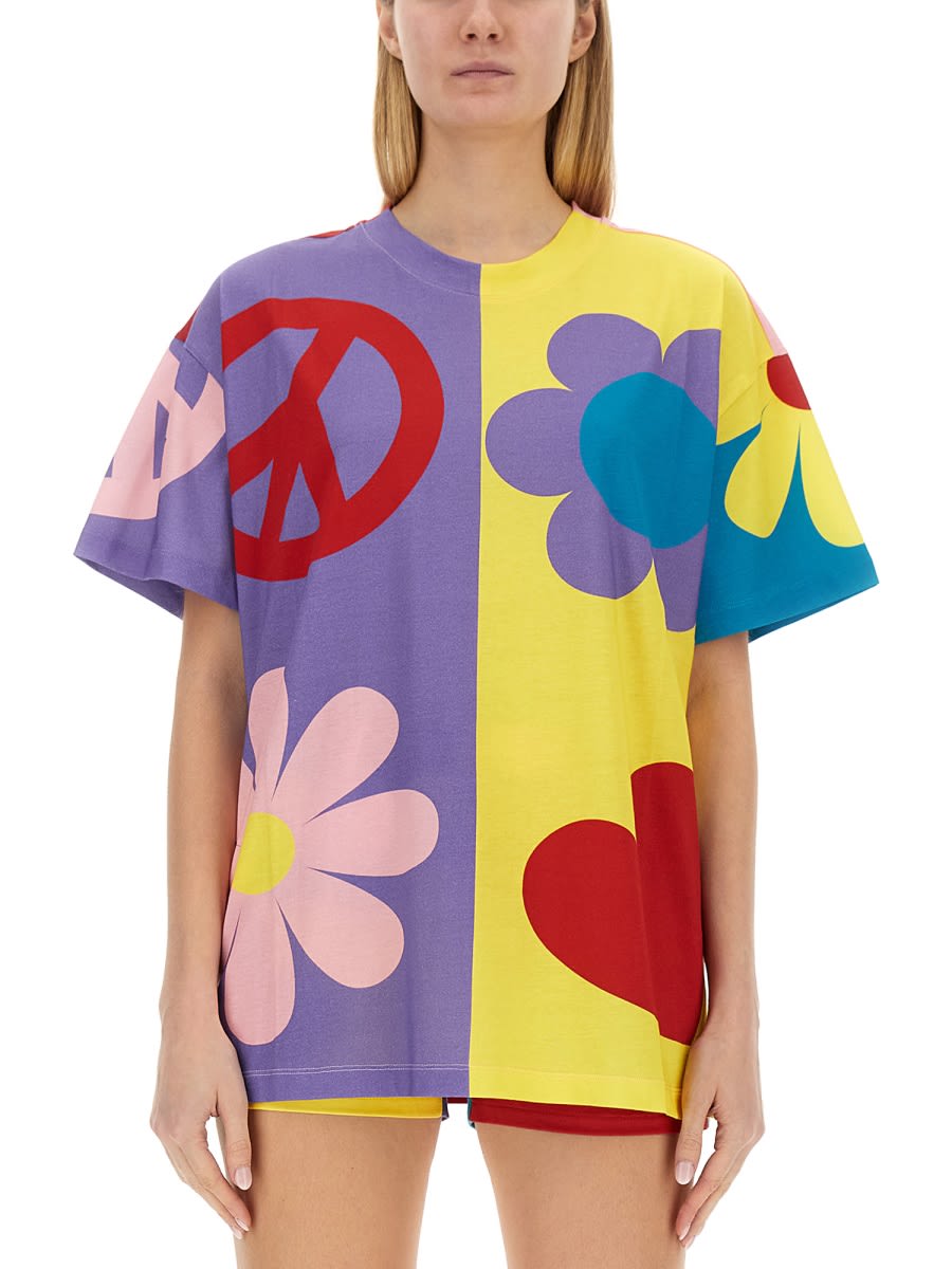 M05CH1N0 Jeans Jersey T-shirt Symbols
