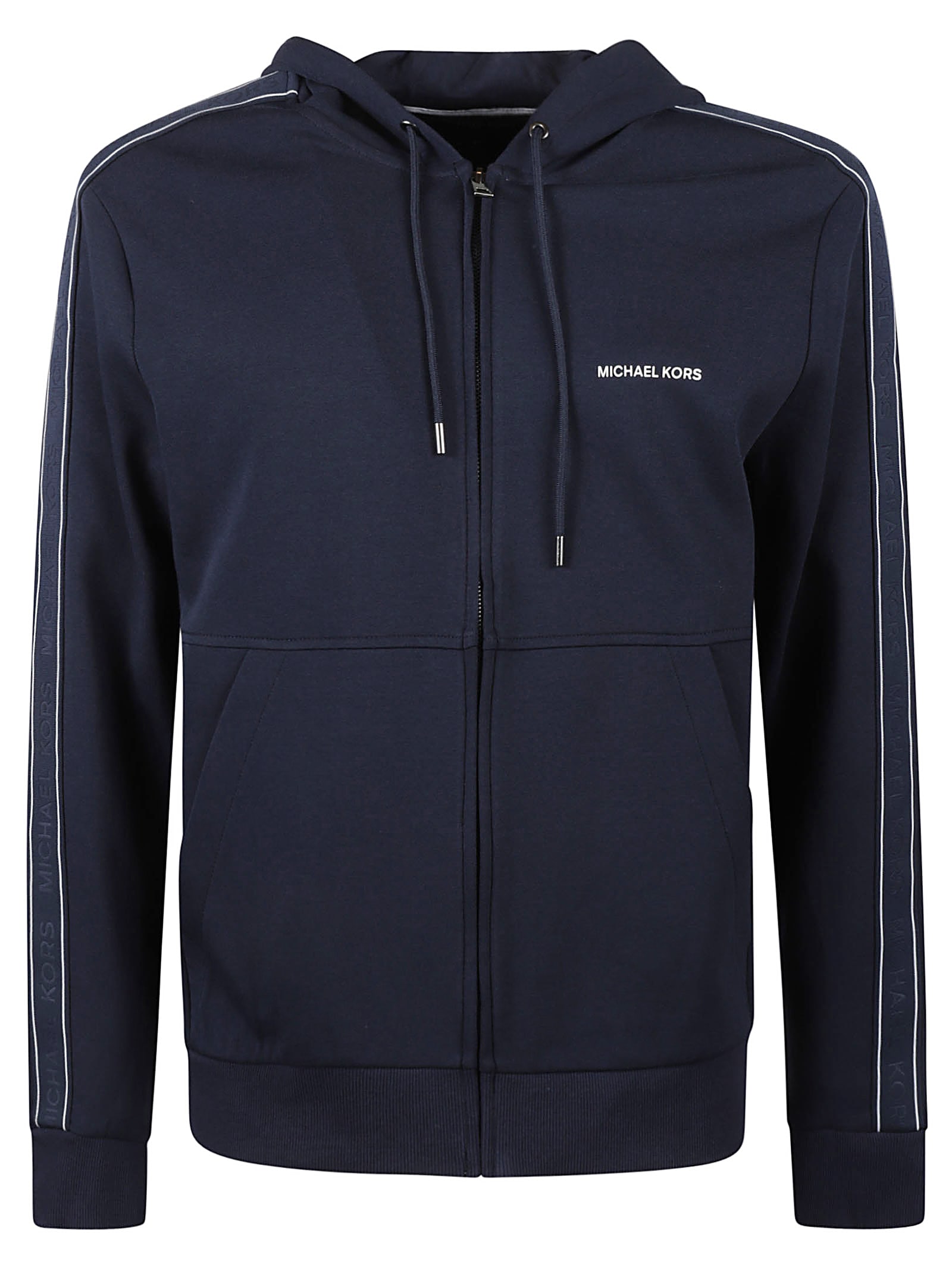 Michael Kors Stripe Logo Zip Hoodie