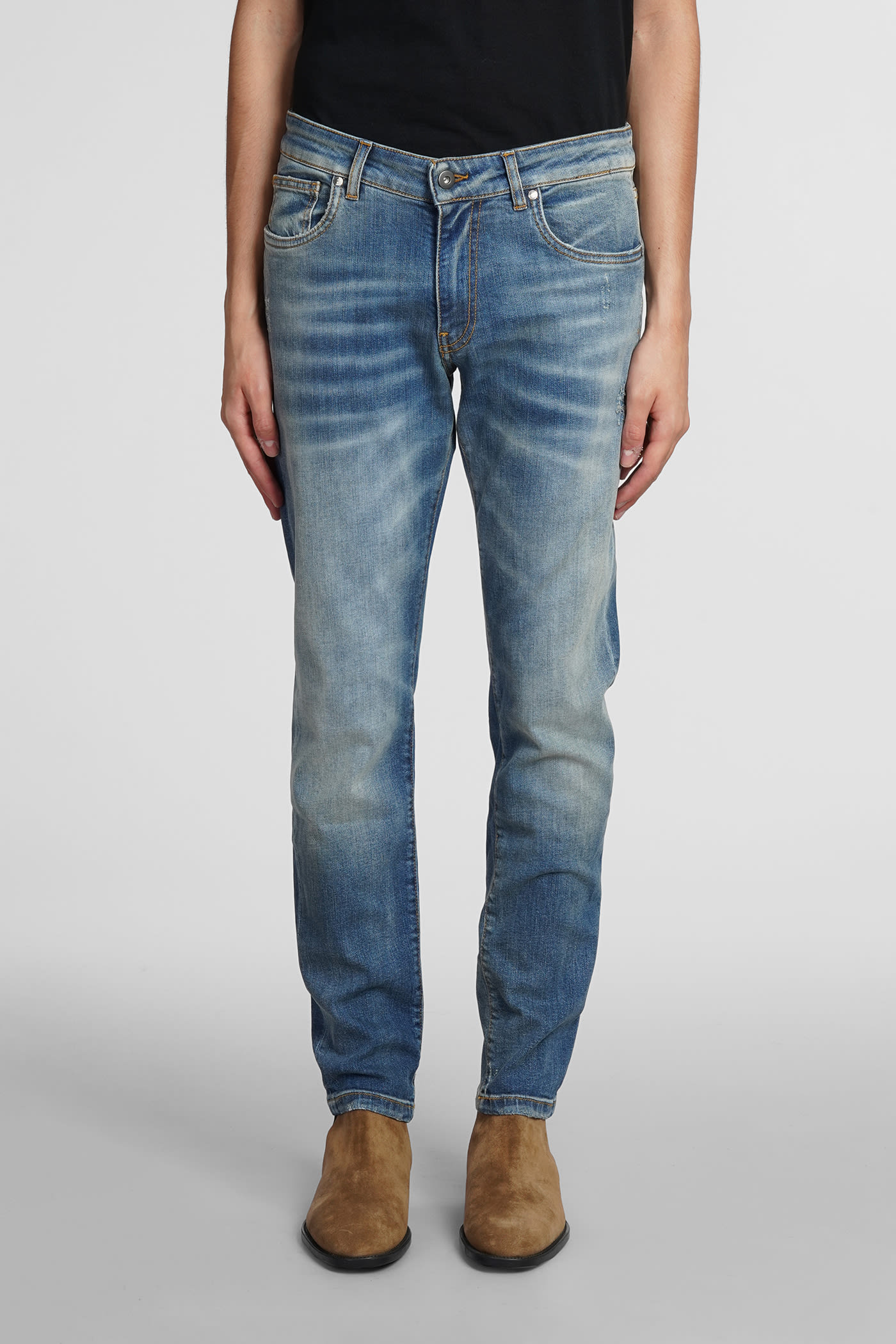 Salvatore Santoro Jeans In Blue Cotton