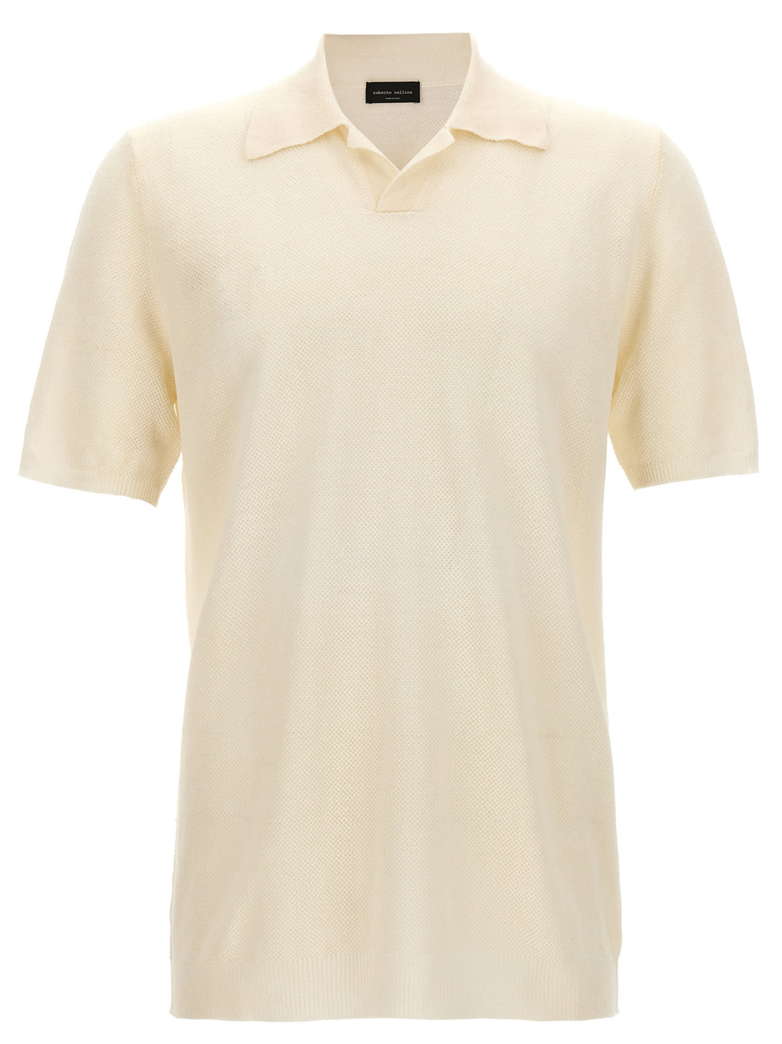 Roberto Collina Openwork Polo Shirt