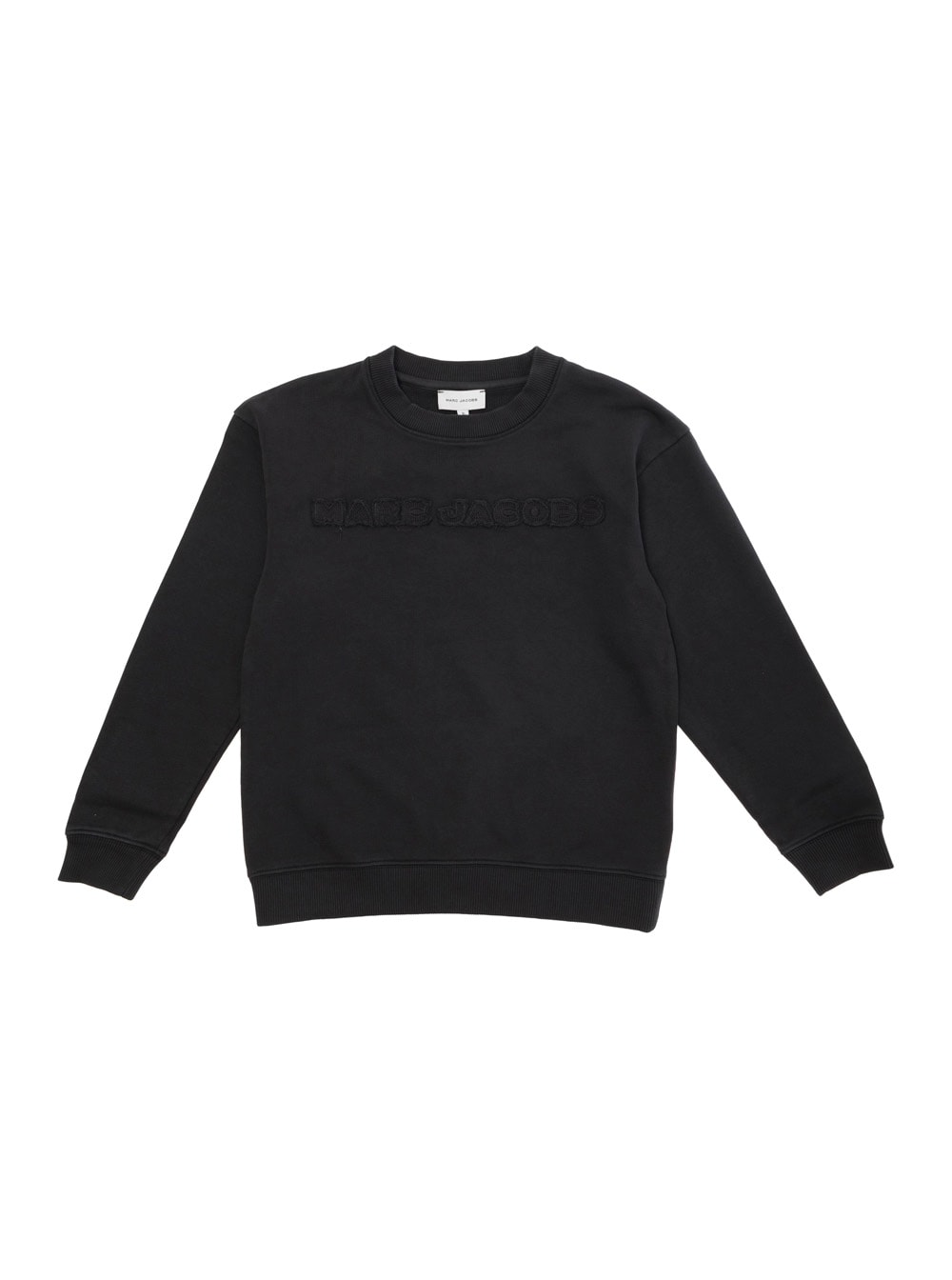Marc Jacobs Black Sweatshirt With Front Logo In Cotton Boy