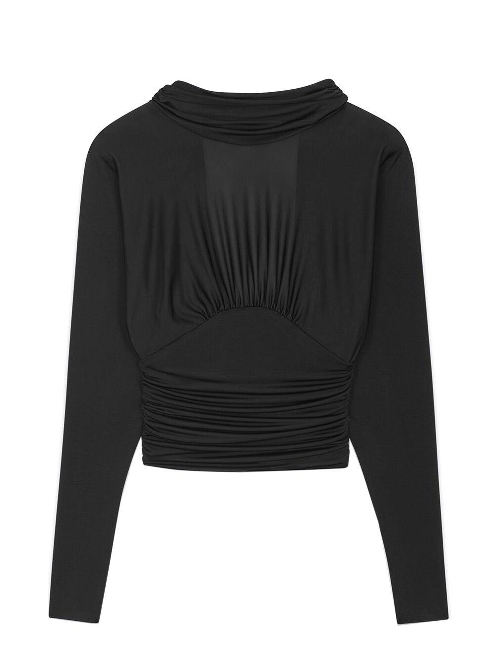 Saint Laurent Shiny Knit Top