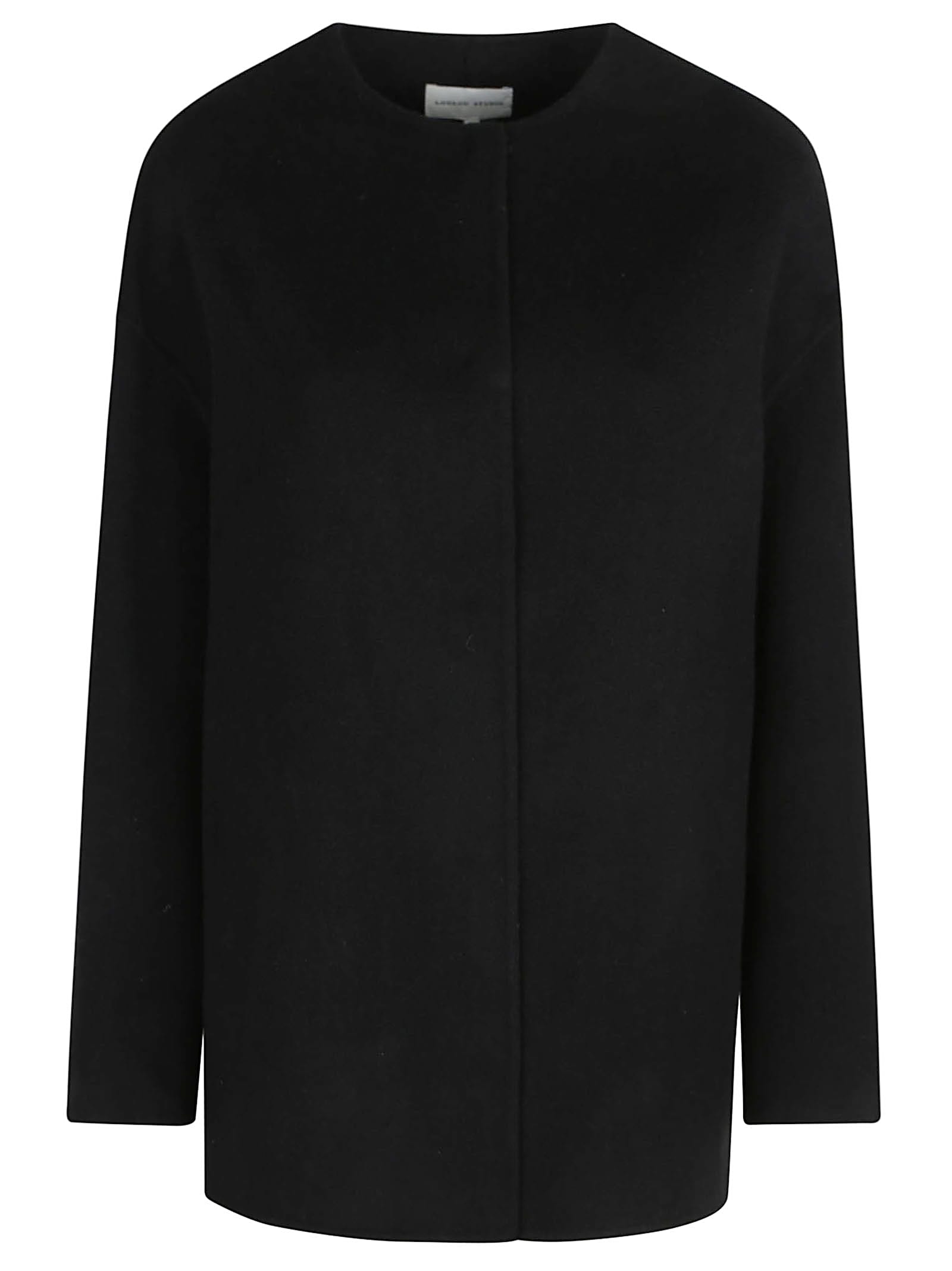 Loulou Studio Gio Round Neck Short Coat