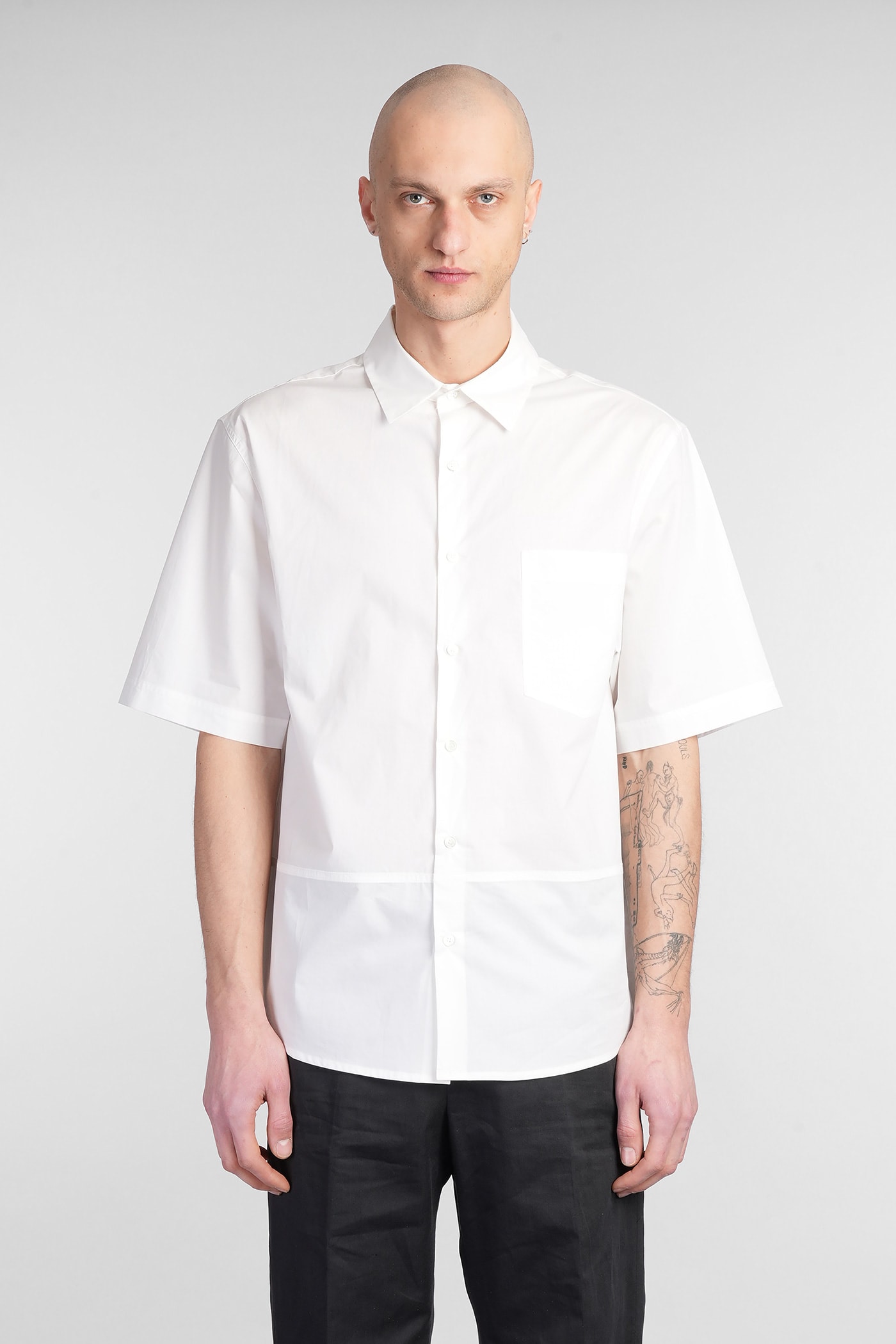 Roberto Collina Shirt In White Cotton