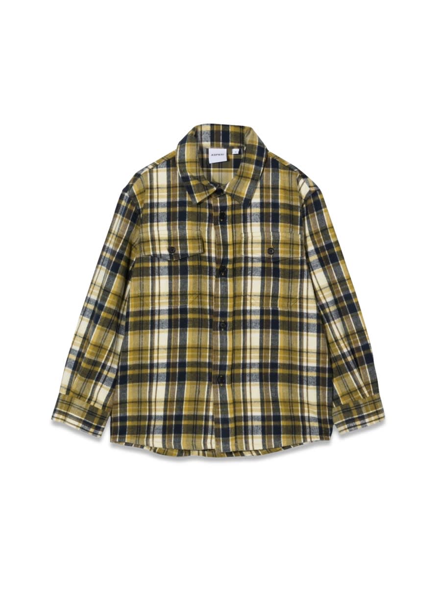 Aspesi M/l Plaid Shirt