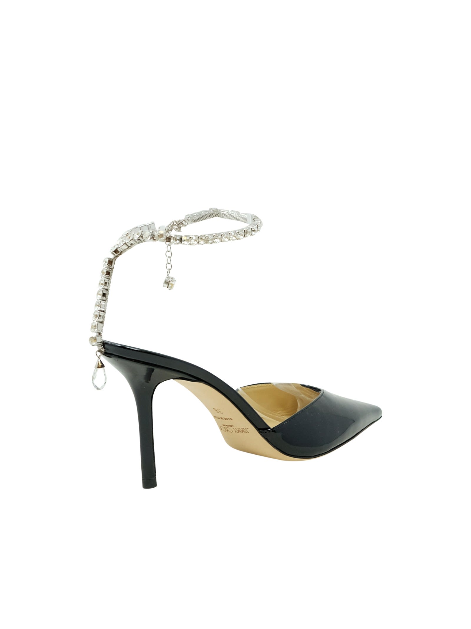Jimmy Choo Patent Leather Saeda Slingback