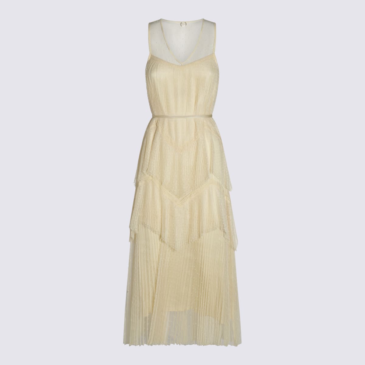 TwinSet Light Yellow Dress