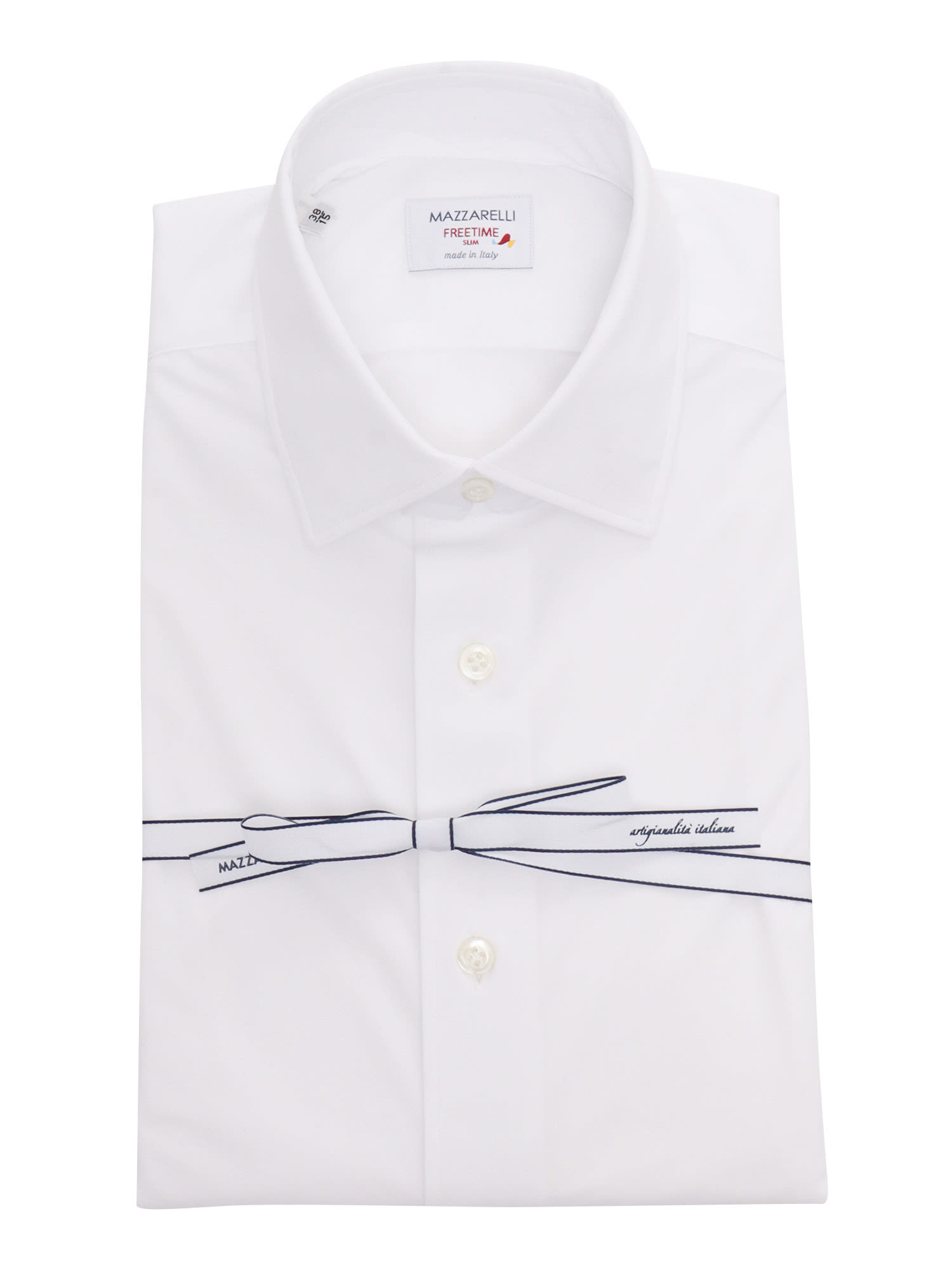 Mazzarelli White Freetime Shirt