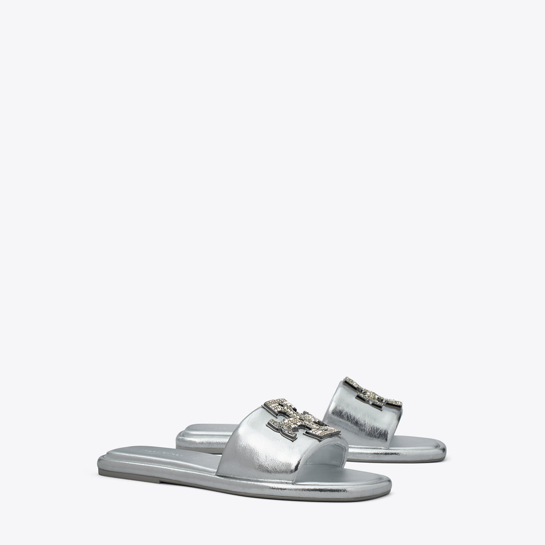 Tory Burch Double T Deco Sport Slide