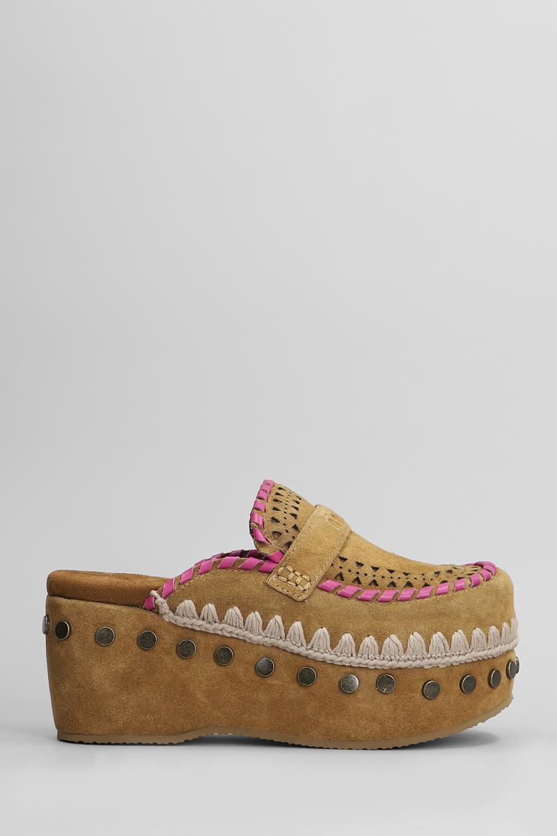 Mou Clog Leather Slipper-Mule